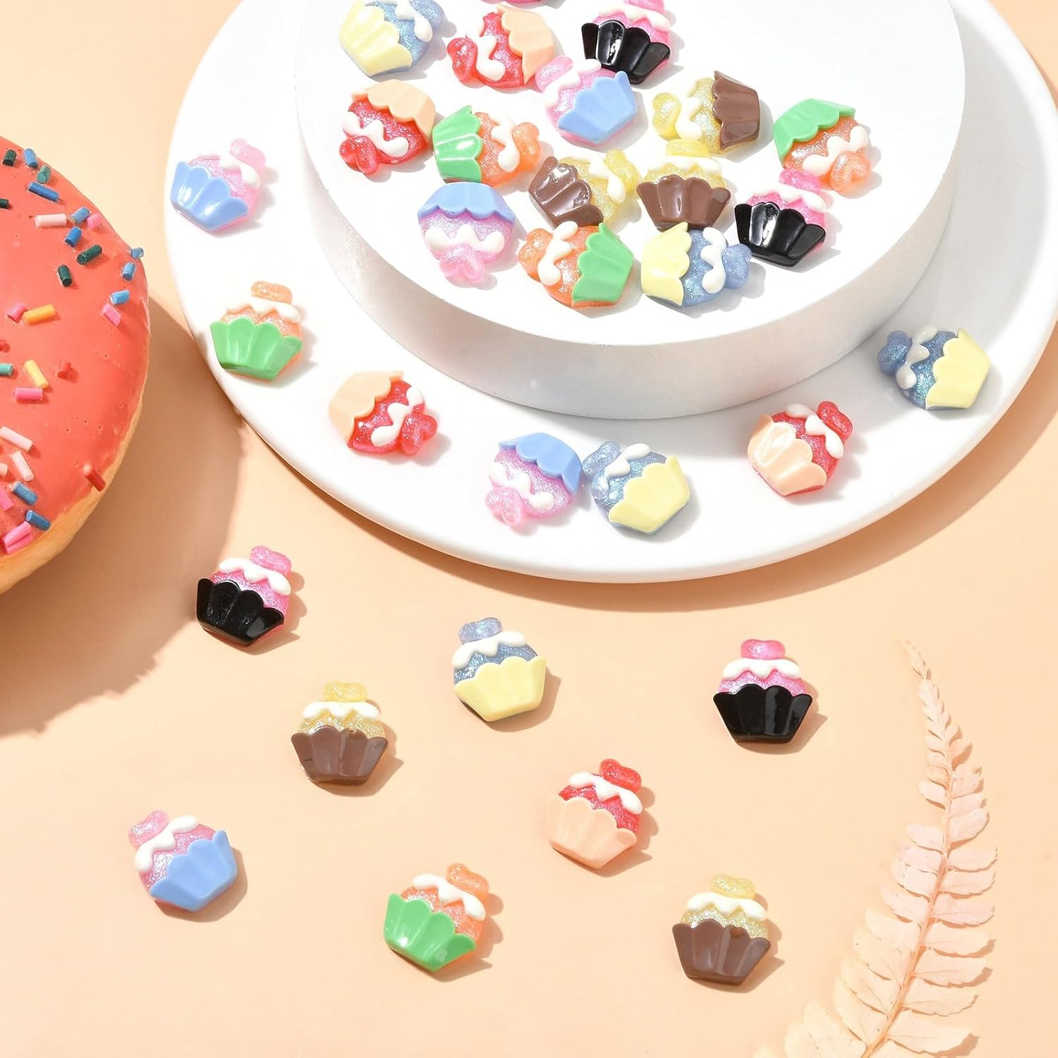 Airssory Insect Breakfast Fruit Crown Resin Flatback Pendant for DIY Jewelry Embellishment Craft Phone Bag Shoes Art Nails image number 6