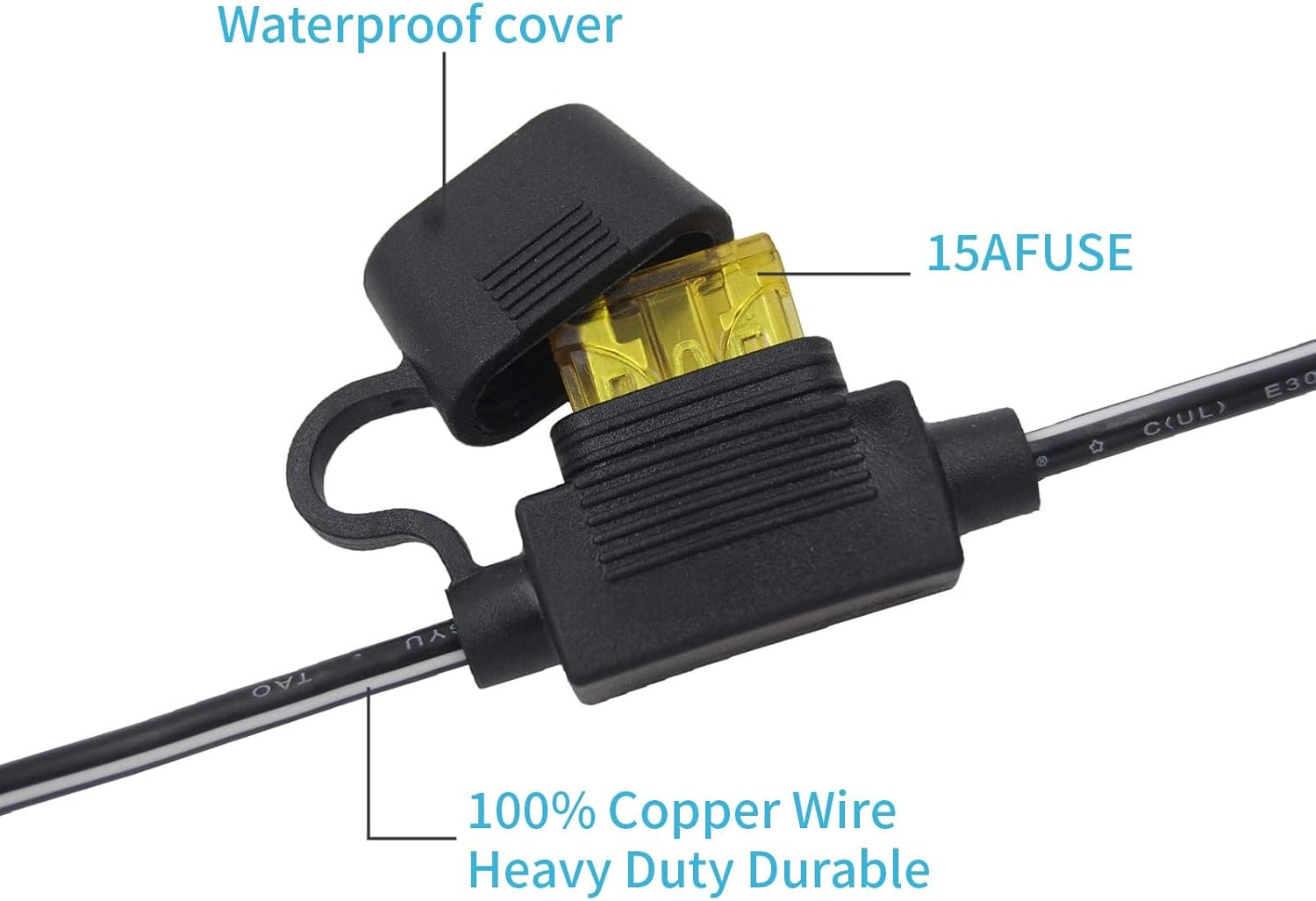 MAEZOE Anderson Plug 50A to Power Cable &ndash; Heavy Duty RV Shore Power Inlet Cord for 12V Fridge, Freezers, Portable Coolers &ndash; High Current, Fire-Resistant, Secure Connection image number 4
