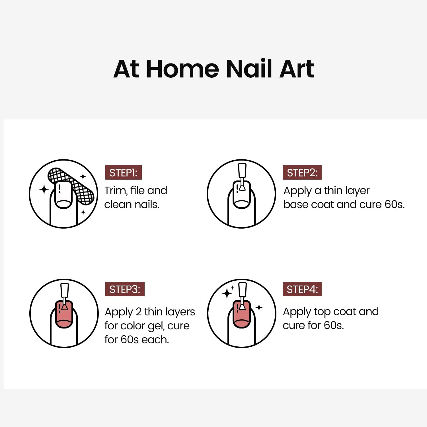 JODSONE 10Ml Gel Nail Polish White Gel Polish White Nail Polish Soak off Led Gel Polish Nail Art Manicure Salon Diy at Home - 1Bl-10Ml-1 image number 3