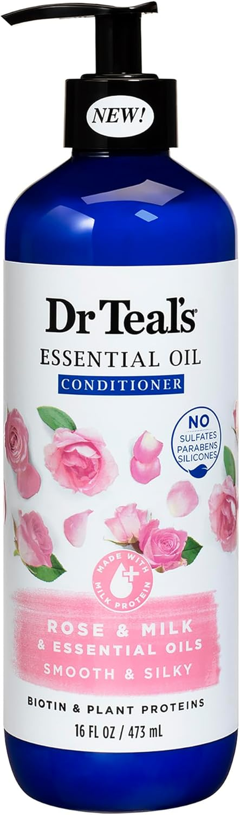 Dr Teal'S Rose Smooth & Silky Essential Oil Conditioner image number 1