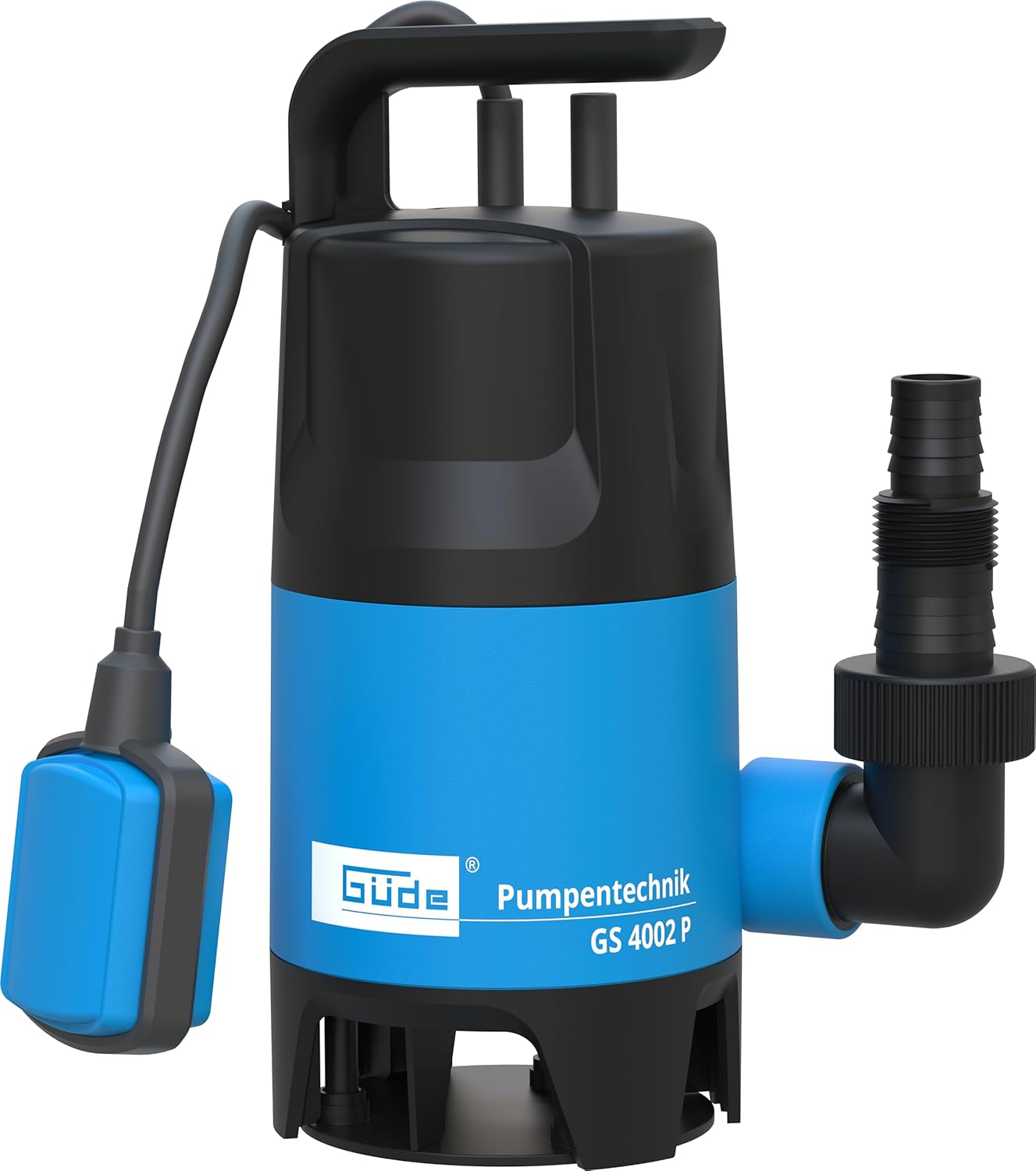 G&uuml;de GS 4002 P Submersible Dirty Water Pump (400 W, 7500 L/H, Maximum Delivery Height 5 M, Immersion Depth Max 4 M, Noryl Impeller, 10 M Connection Cable, Variable Adjustable Float Switch, Thermal image number 3