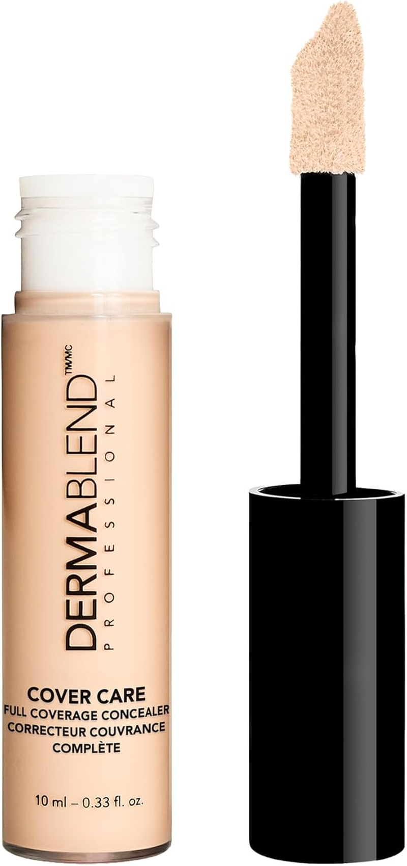 Dermablend Cover Care Full Coverage Concealer - Provides 1 Coat Coverage - Waterproof and Transfer Resistant - Covers a Variety of Skin Blemishes - 24 Hour Hydration - Long Lasting - 73W - 10 ML