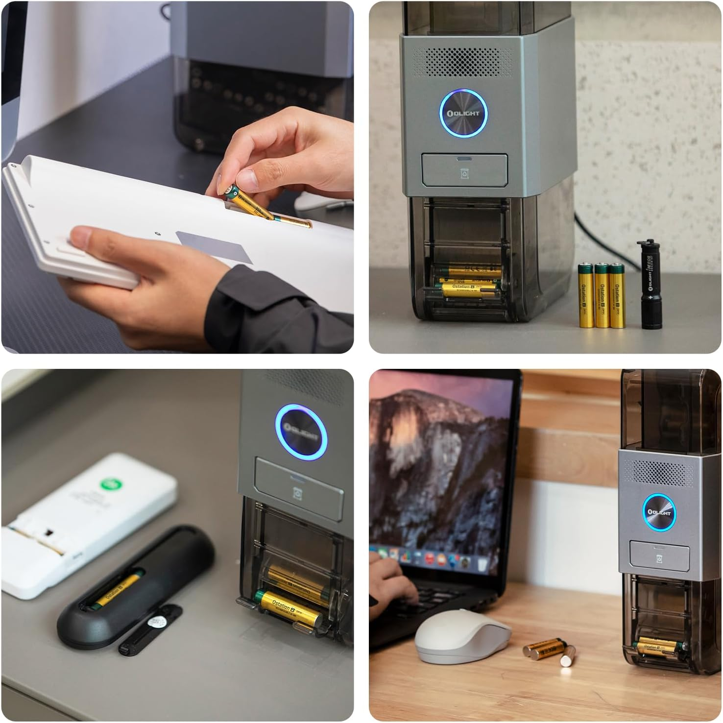 OLIGHT AAA Ni-Mh Rechargeable Batteries, 950Mah High Capacity AAA Pre-Charged Rechargeable Batteries, 12-Pack image number 4