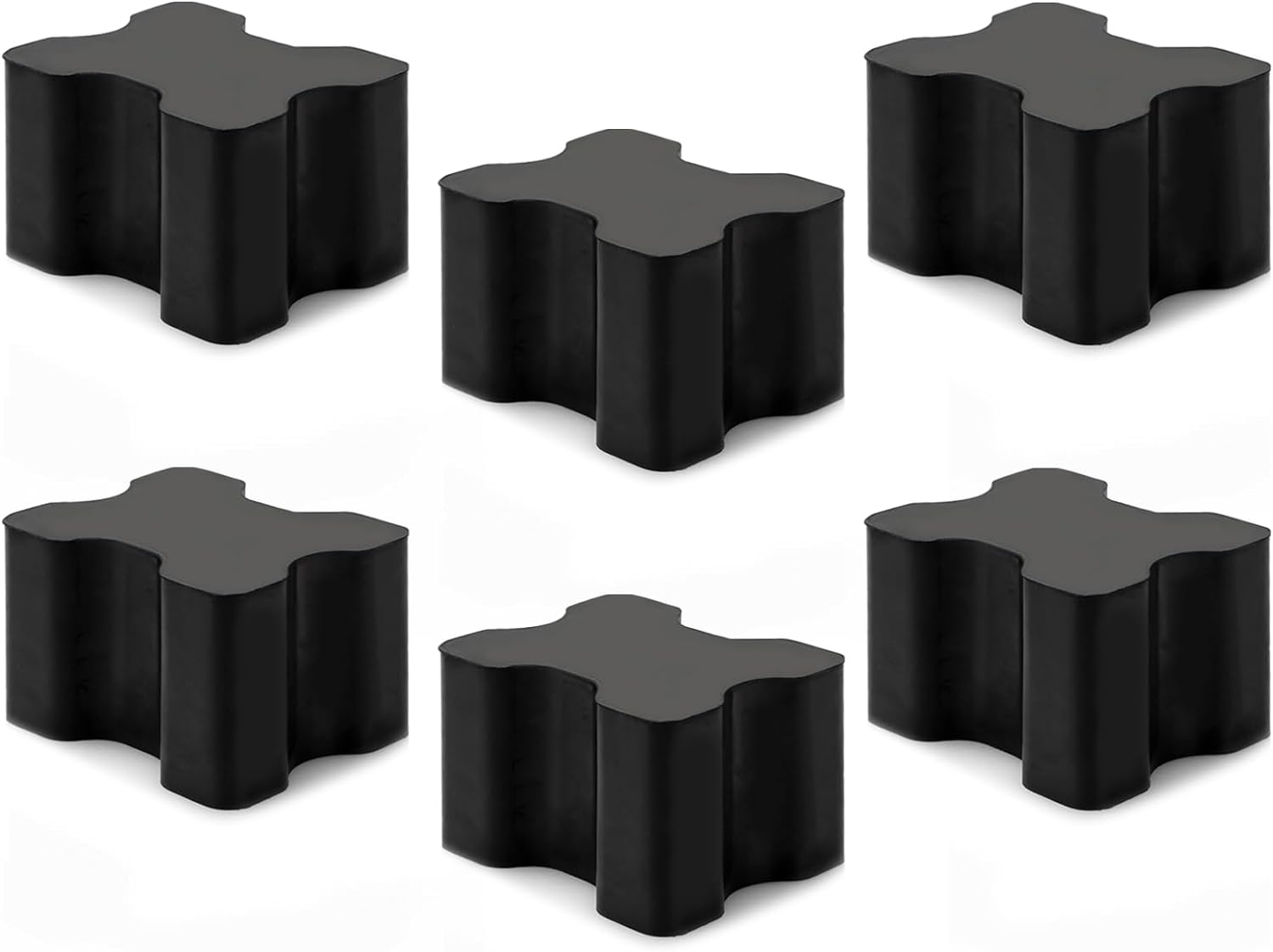 Ahuliao Rubber Coil Spring Spacer Boosters - Heavy Duty Coil Spring Spacers for Car, 1/'' to 1.5/'' Coil Spring Lift Spacers - 6 Pack image number 4