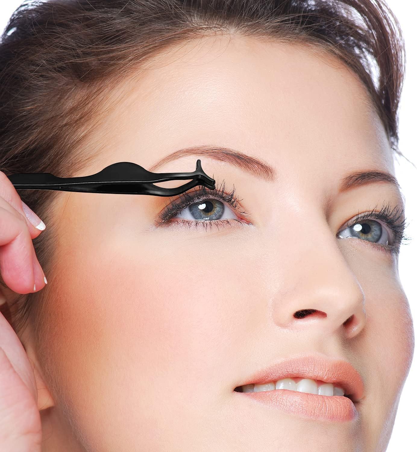 OAZIZ Dual Magnetic Eyelashes, 0.2Mm Ultra Thin Magnet, Easy to Wear & Light Weight, Best 3D Reusable Eyelashes, Magnetic Lashes Set with Applicator [8 PC with Tweezers] image number 1