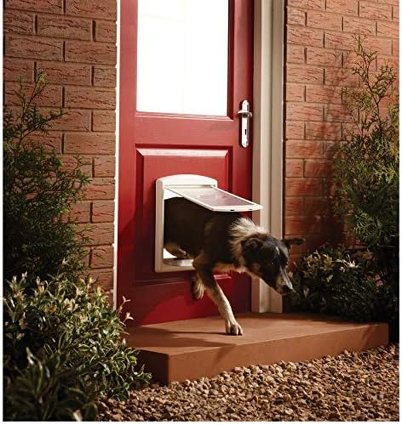 Petsafe - Original Staywell Cat and Dog Flap, 2 Way Access in or Out - Indoor and Outdoor Pet Door, Rigid, Closure Panel Included - Medium - White image number 2