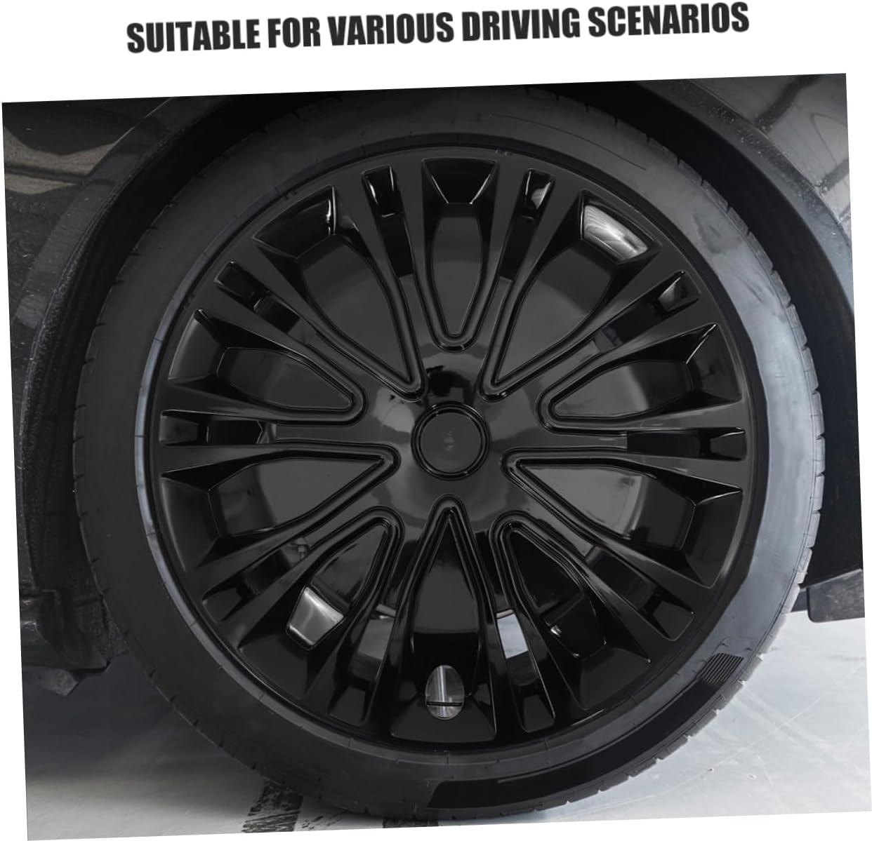 OSOLADY Wheel Rim Cover Hubcap Car Accessories Replacement Hubcaps Comprehensive Wheel Protection for Stylish Appearance