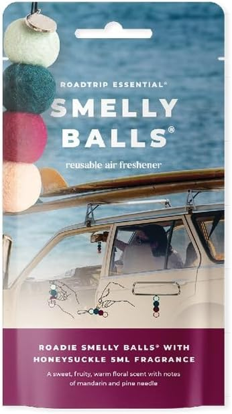 Smelly Balls Roadie Honeysuckle Car Air Freshener Set image number 5