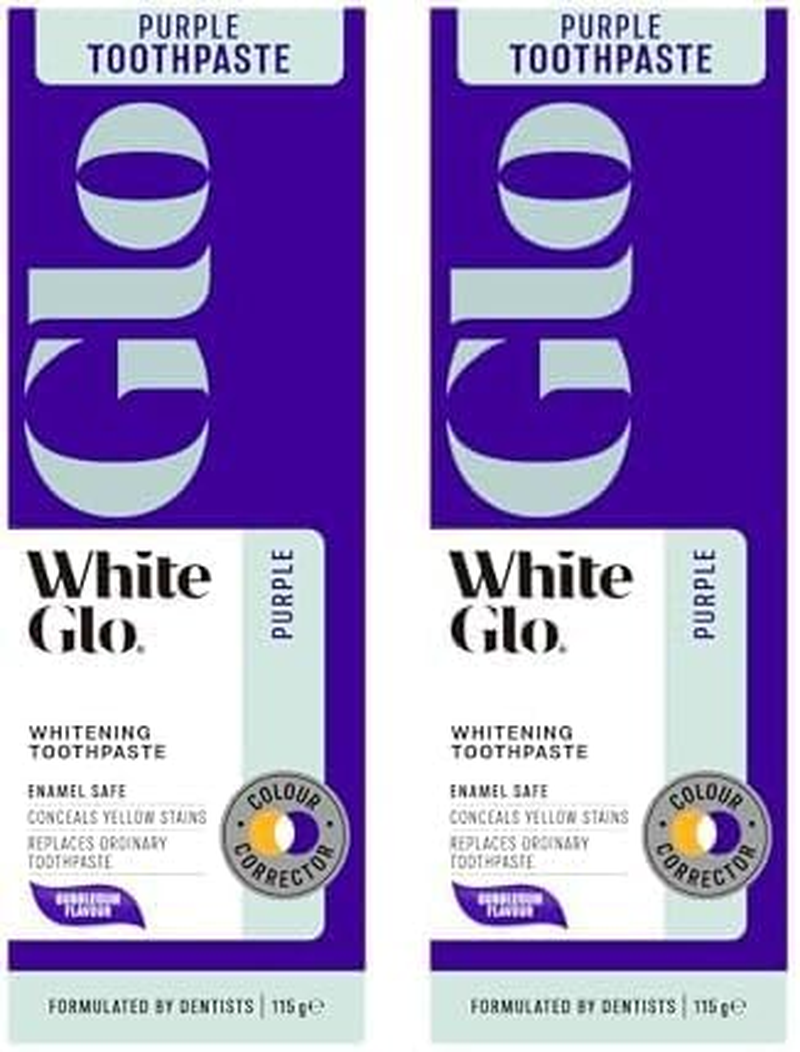 White Glo Purple Tooth Toner Toothpaste 115 G