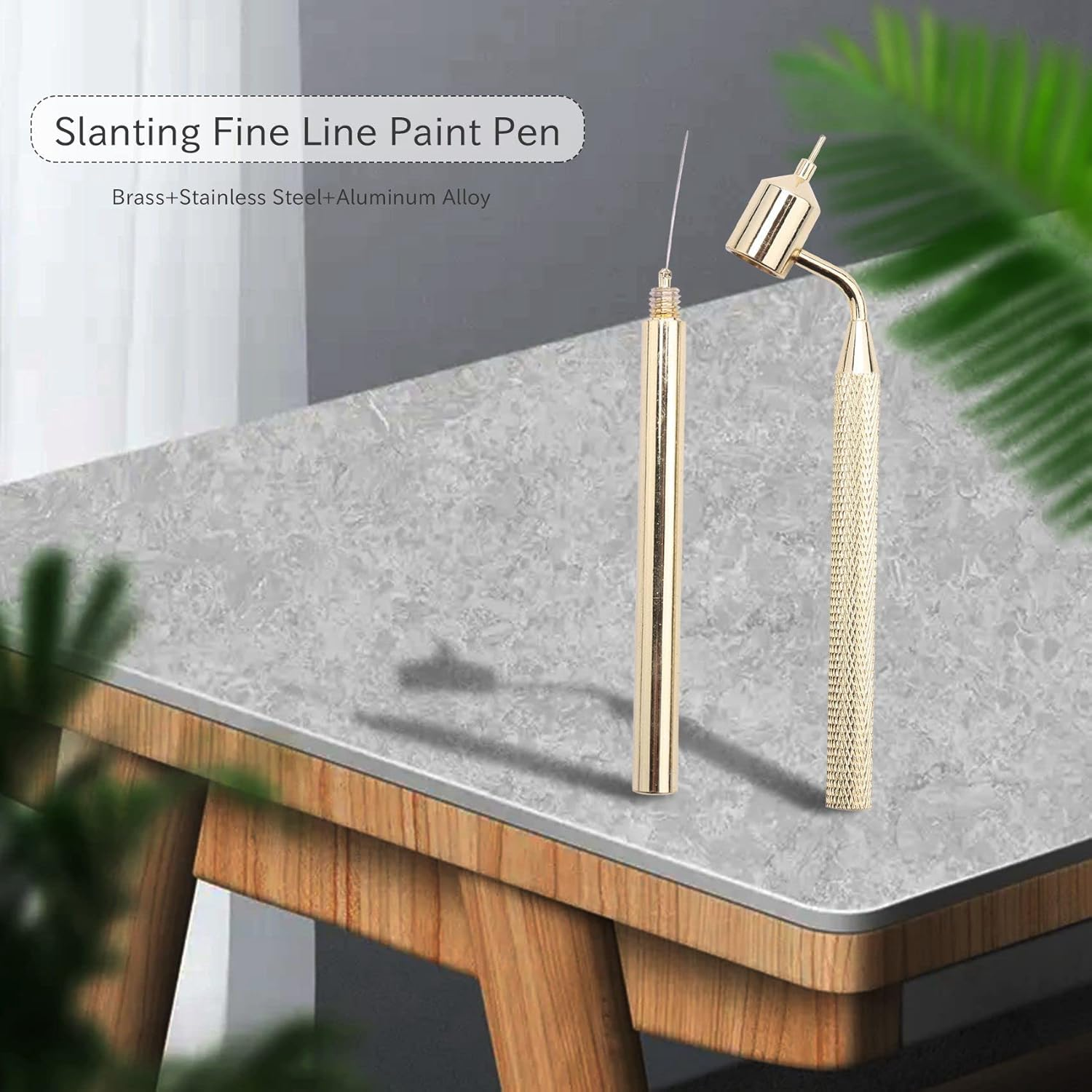 VENEKA 2X Slanting Fine Line Paint Pen Precision Press up Paint for Rock Chips and Scratch Repair 0.5Mm image number 2