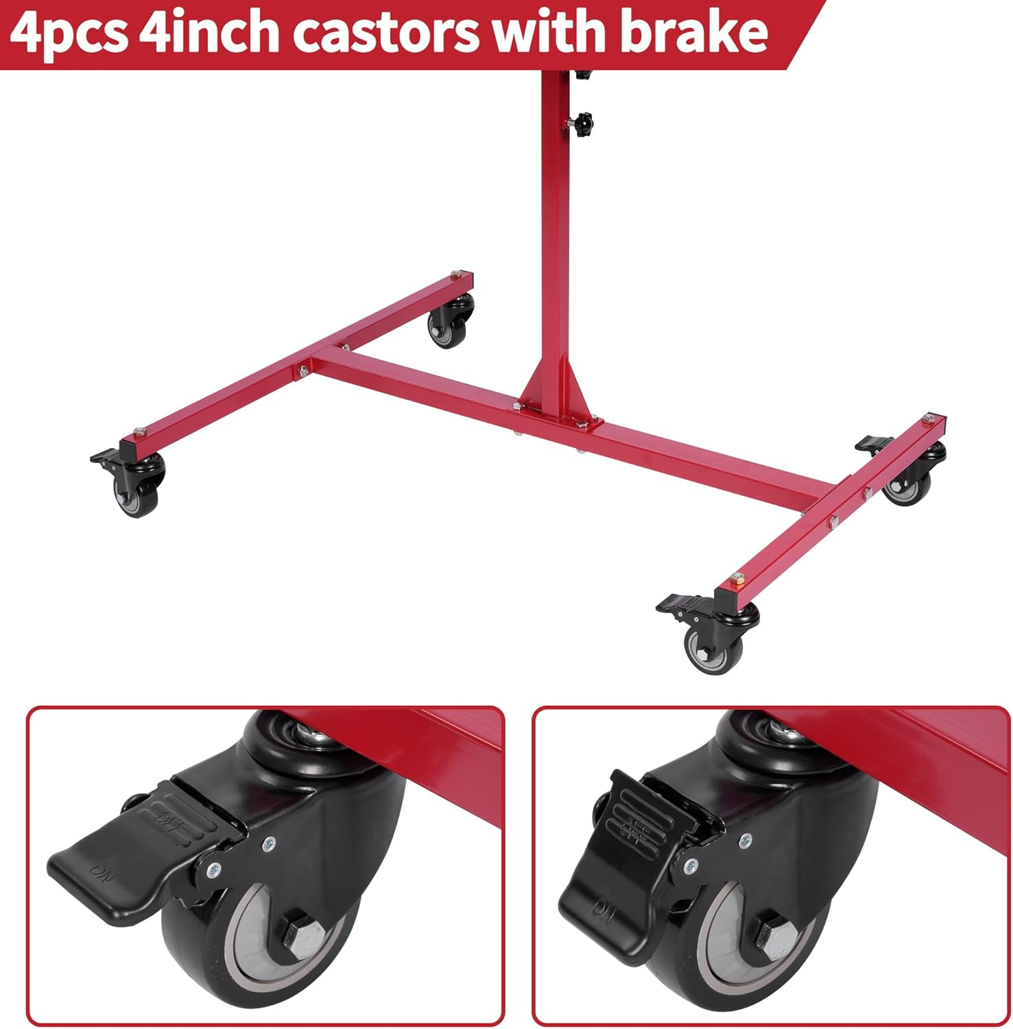 Multifunction Panel Paint Stand, 90&deg; Adjustable Rotating Paint Rack image number 2