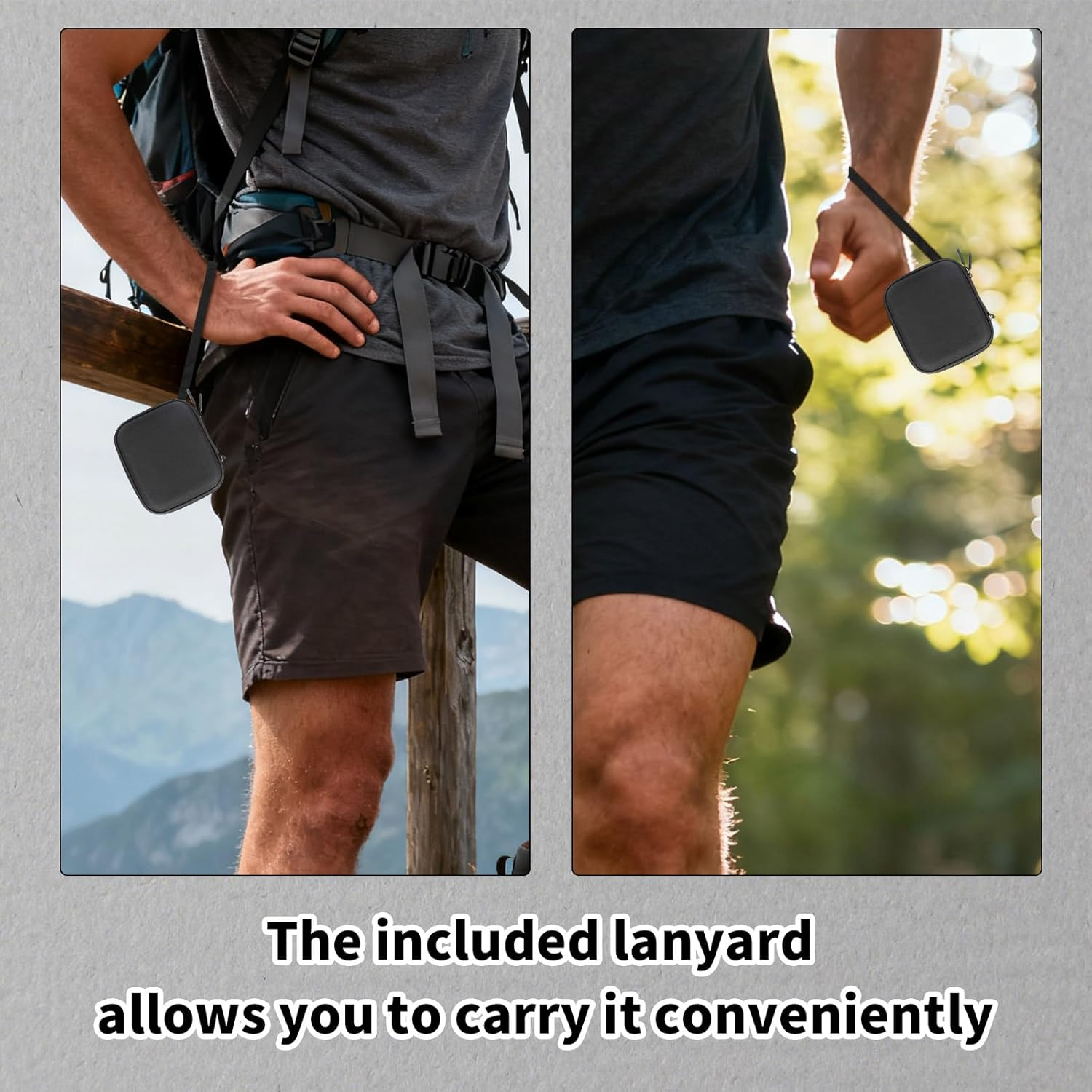 Carrying Bag for Insta360, Waterproof Portable Camera Storage Protective Case with Lanyard Practical Protective Accessories for Insta360 Go Ultra image number 2