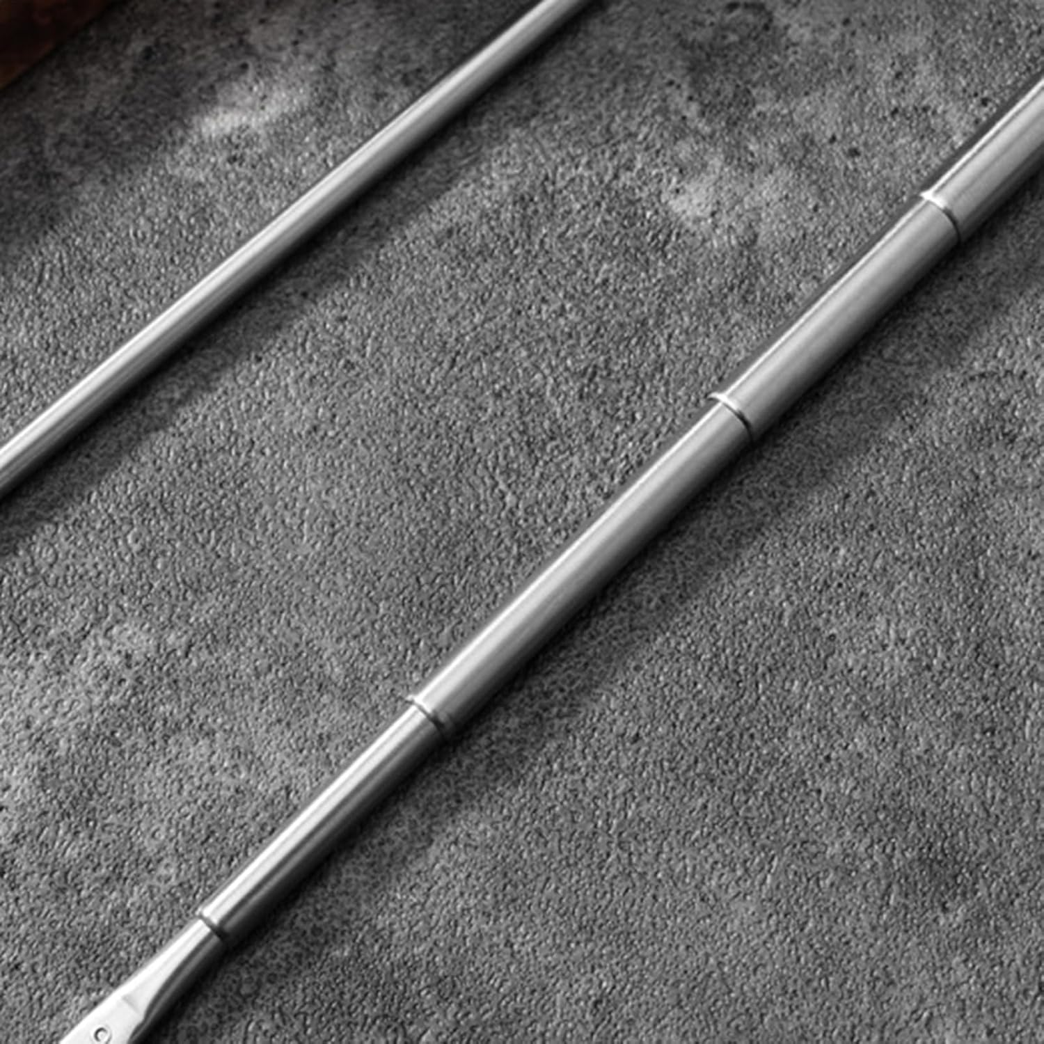 Extended Fork - Stainless Steel Non-Slip Long Handle,Extension Fork Camping Kitchen Supplies | for Office School BBQ Camping Travel Grilling Outdoor Fishing Hiking Dinner Lunch image number 3