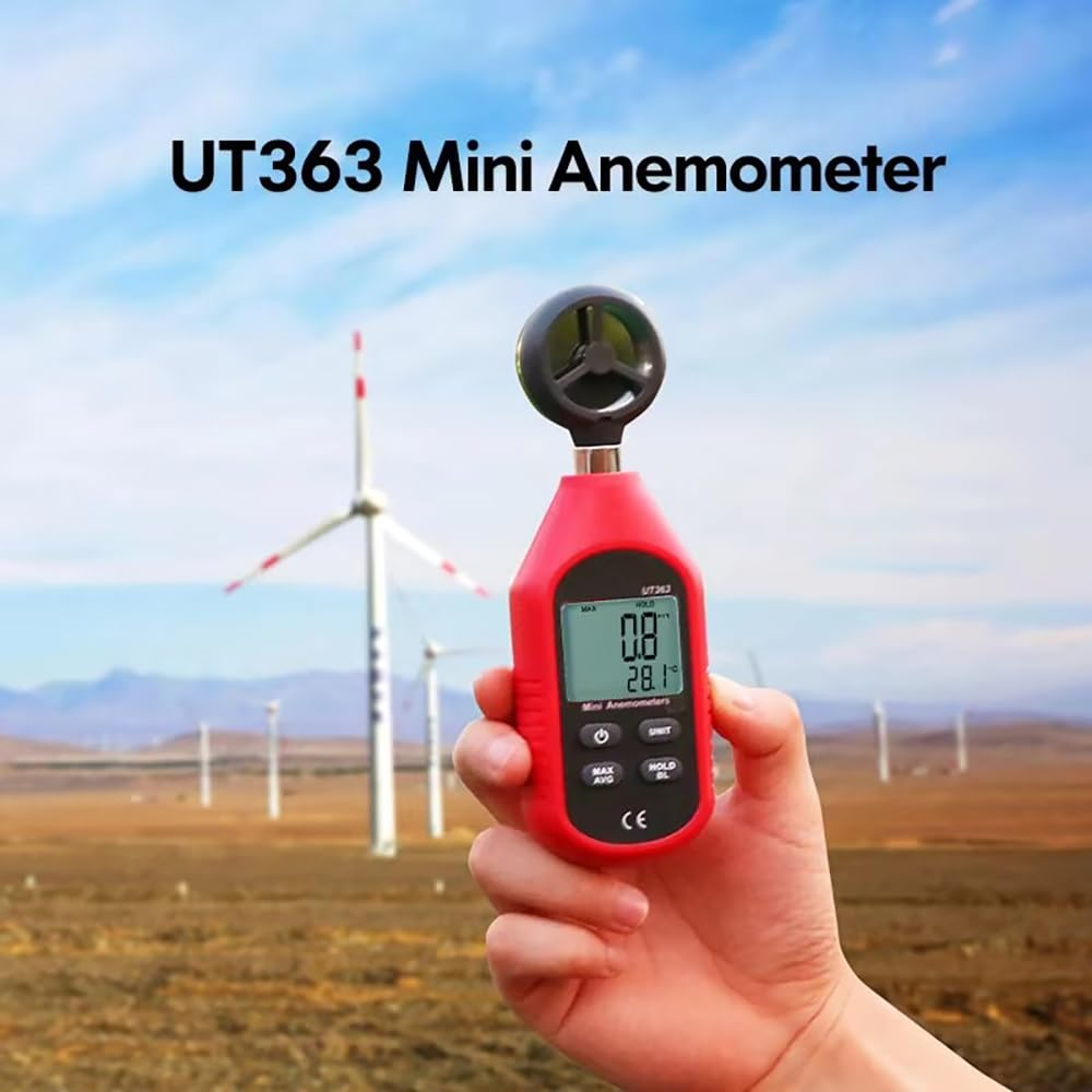 Histek UT363 Digital Anemometer Wind Speed Meter Professional Temperature Tester Air Flow Speed Wind Measurement image number 4