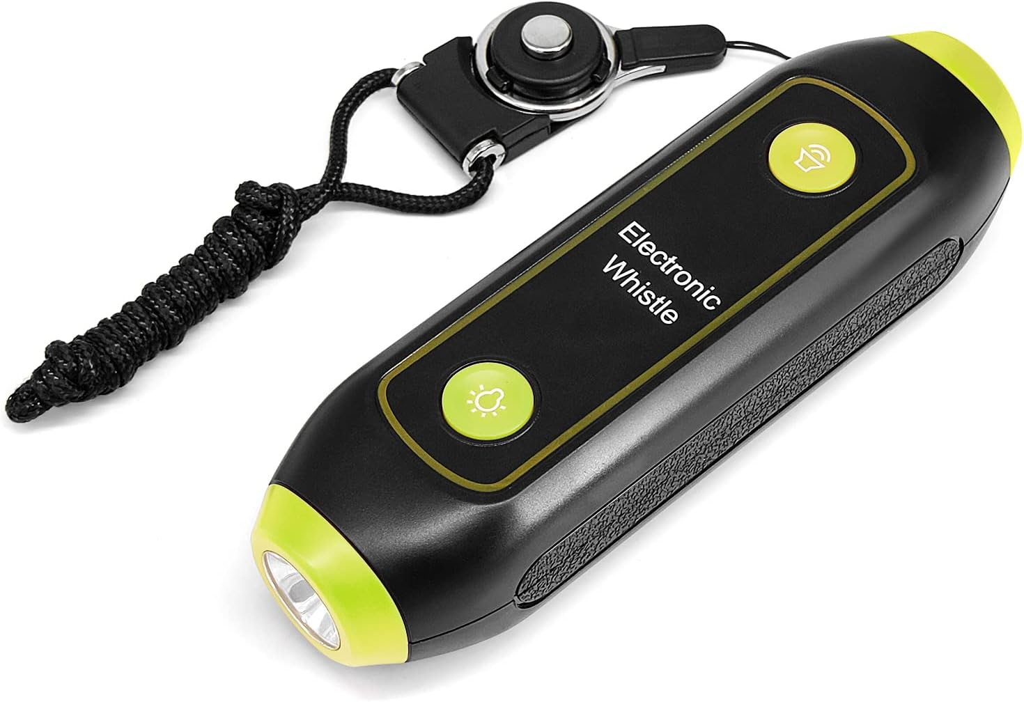 Electronic Whistle Handheld Electric Whistle with Lanyard SOS Light Flashlight for Coaches Referees P.E. Teacher - Red image number 2