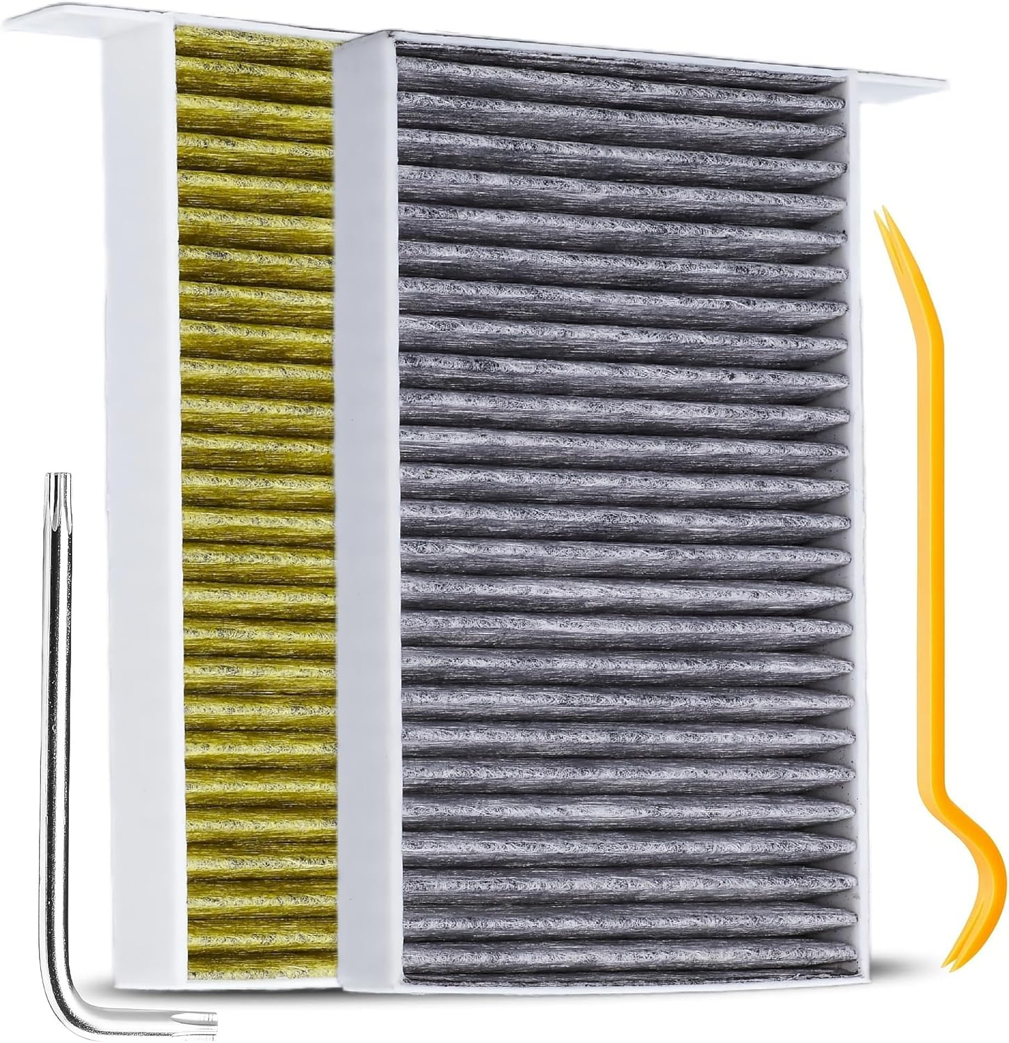 Arlalta Tesla Model 3/ Y Air Filter, HEPA, Activated Carbon, 2 Pack image number 1