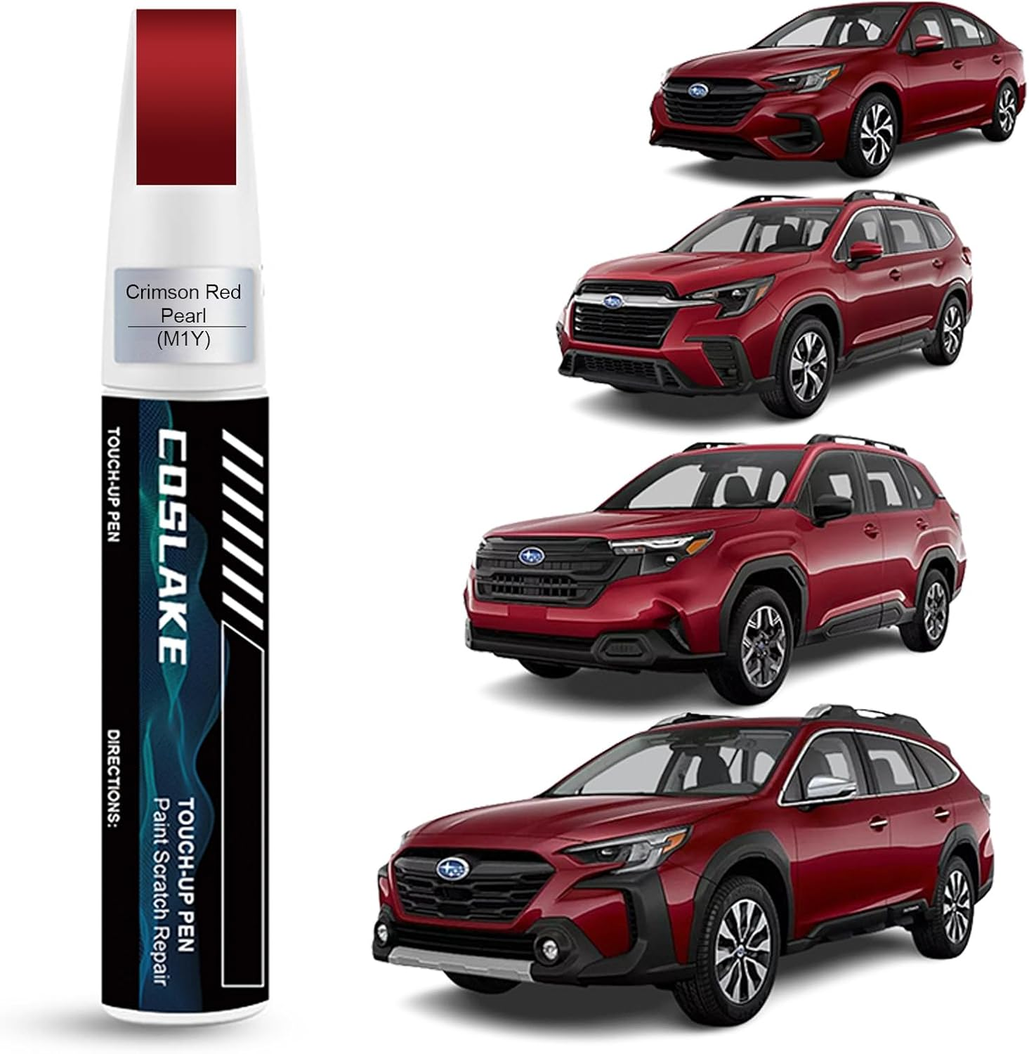 Car Touch up Paint(Magnetite Gray Metallic(P8Y)) for SUBARU, Car Paint Scratch Repair Kit, Quick & Easy Solution to Repair, 2 in 1 Scratch Remover Pen with Color-Matched