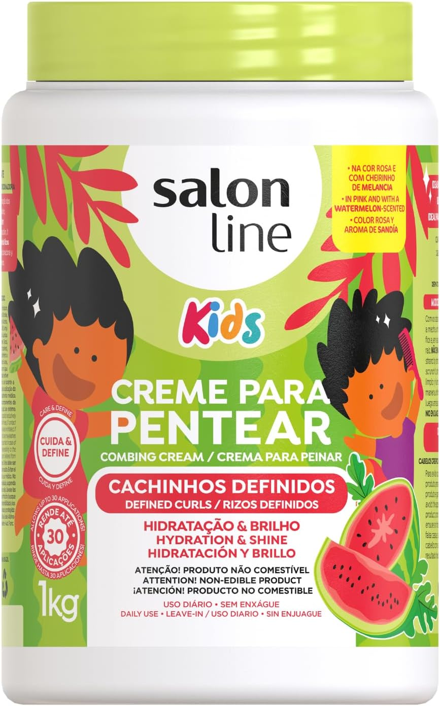 Salon Line Combing Cream Curl Defining Watermelon for Children 1 Kg image number 1