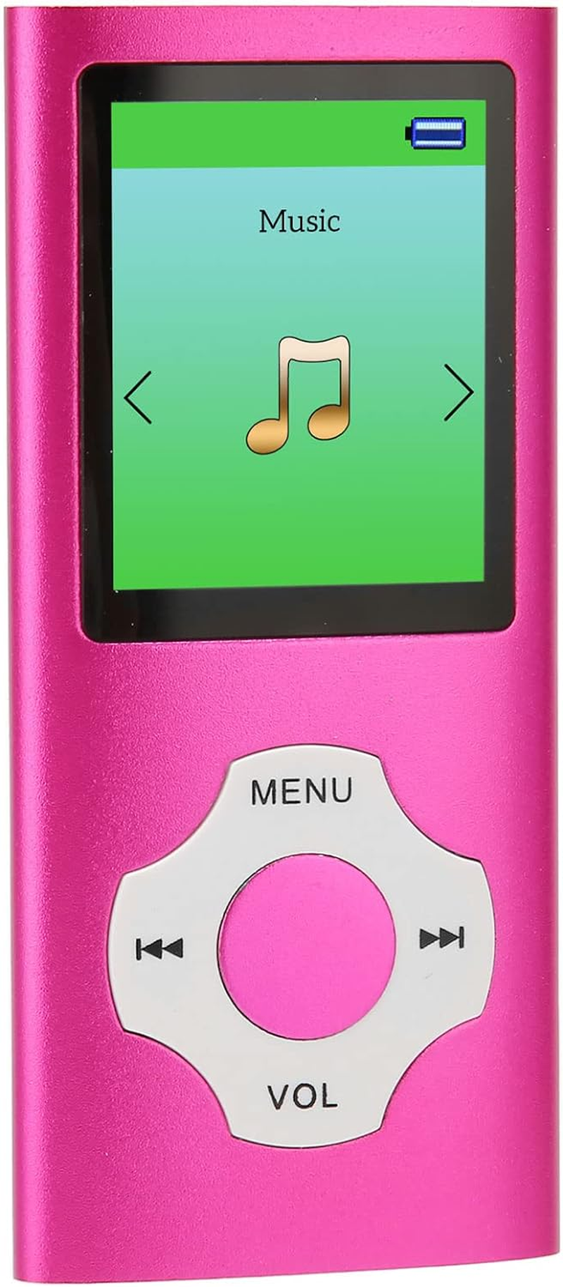 64G MP3 Player, 1.8 Inch Music Player, LCD Screen, Recording FM Radio, Portable MP3 Player for Kids Students