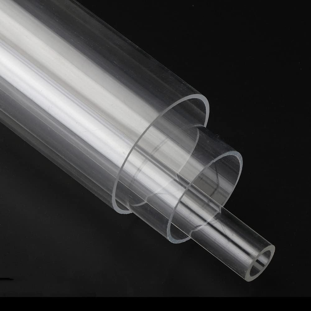 Acbbmns 2Pcs Acrylic Clear Plastic Tube round Pipe 10Mm OD 2Mm Wall 100Cm Length image number 3