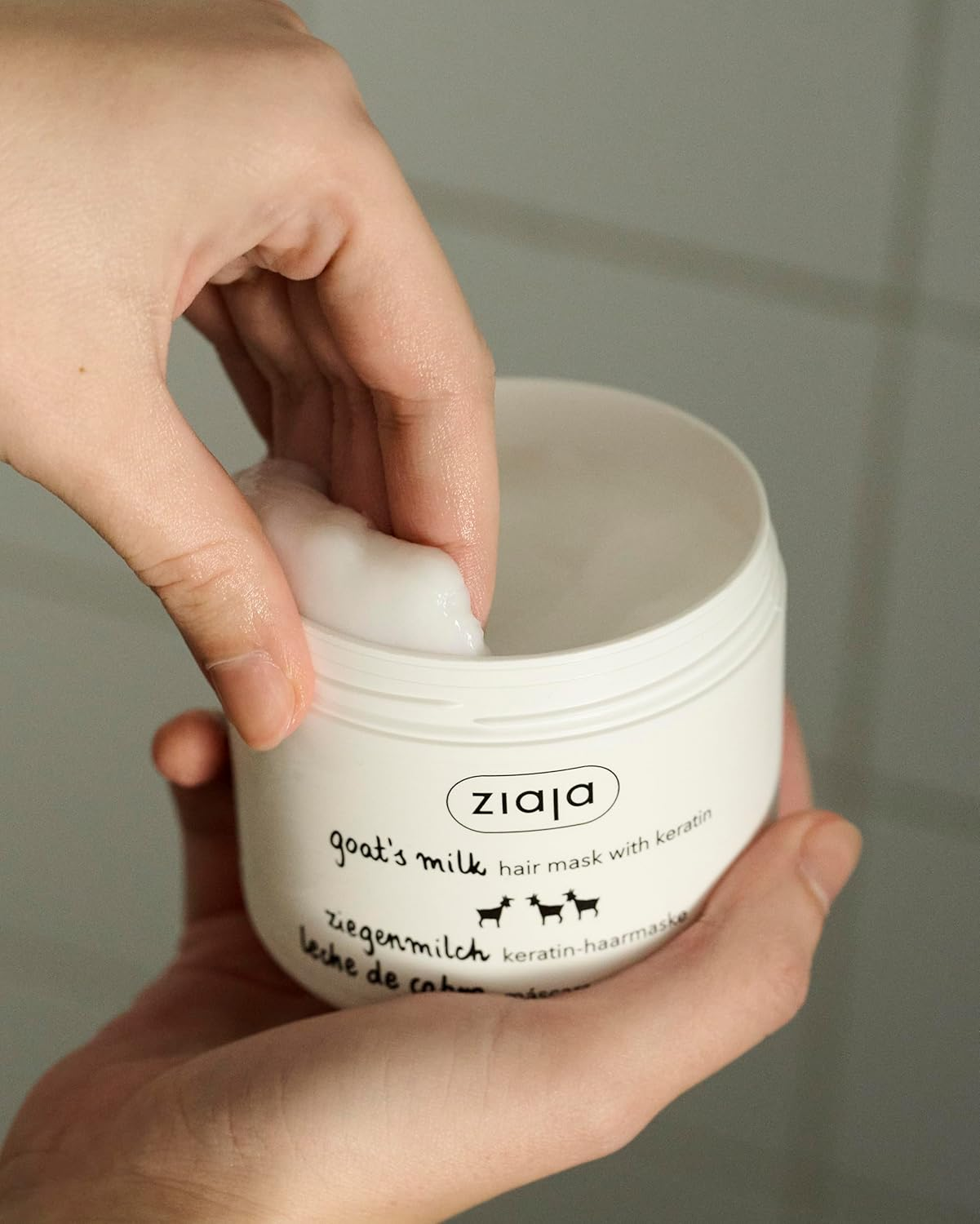 Ziaja Goat'S Milk Strengthening Hair Mask with Keratin, 200Ml image number 4