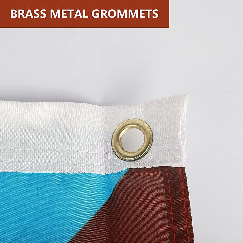 AIMALL Progress Pride Rainbow Flag &ndash; 3X5Ft (90X150Cm) LGBTQ+ Gay Lesbian Pride Banner with Grommets for Indoor & Outdoor Use, Lightweight Polyester, Perfect for Mardi Gras Party Decoration image number 4