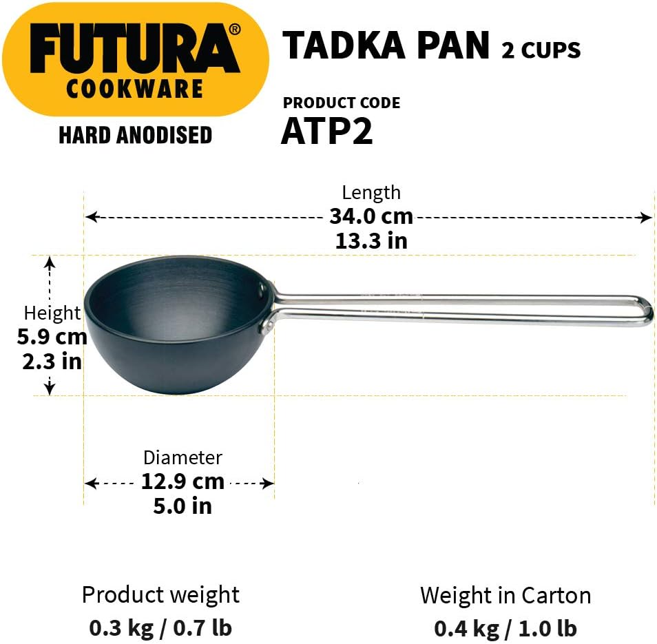 Hawkins Futura Tadka Pan, 12 Cm Diameter image number 3