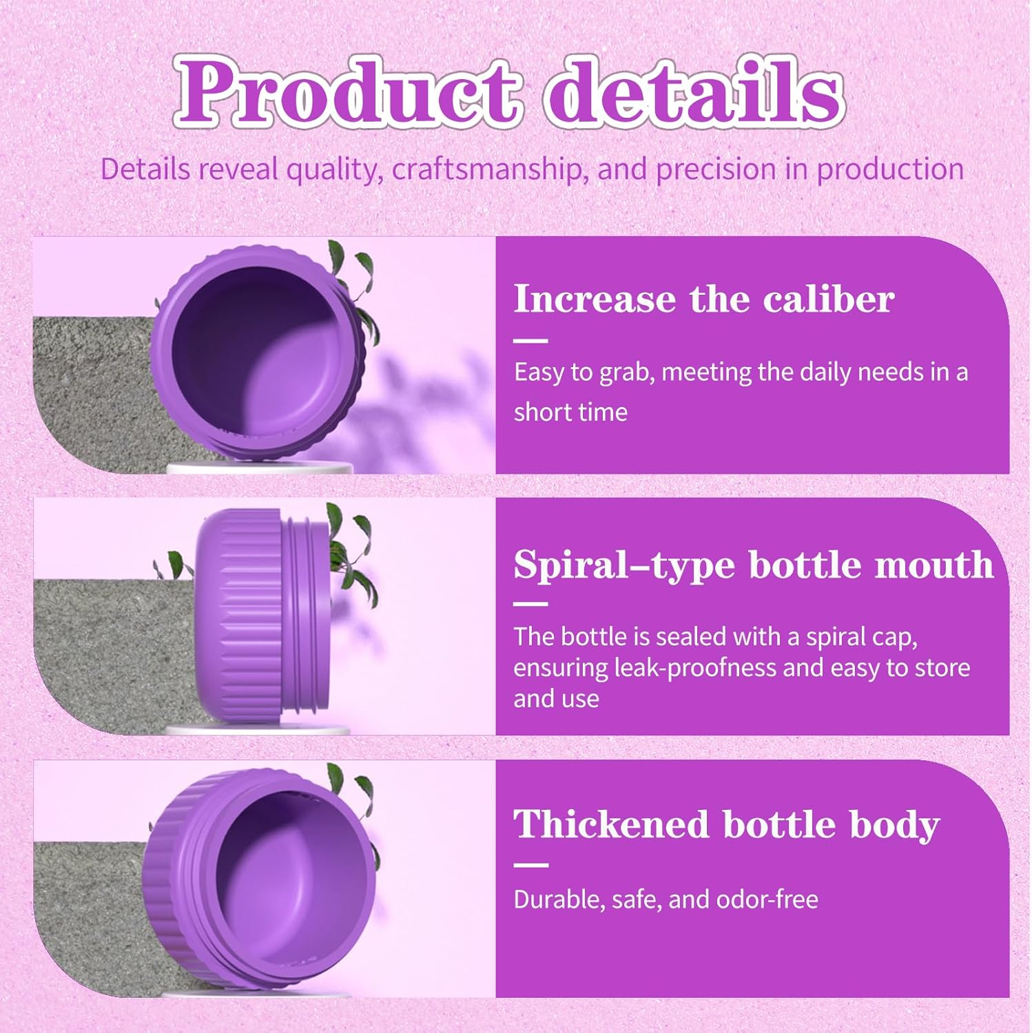 Silicone Travel Containers for Toiletries, TSA Approved 1.7Oz Travel Toiletry Bottles Set with Leak-Proof Jars and Spatulas, BPA Free Travel Size Toiletries for Lotion, Cream, Shampoo (Light Colour) image number 1