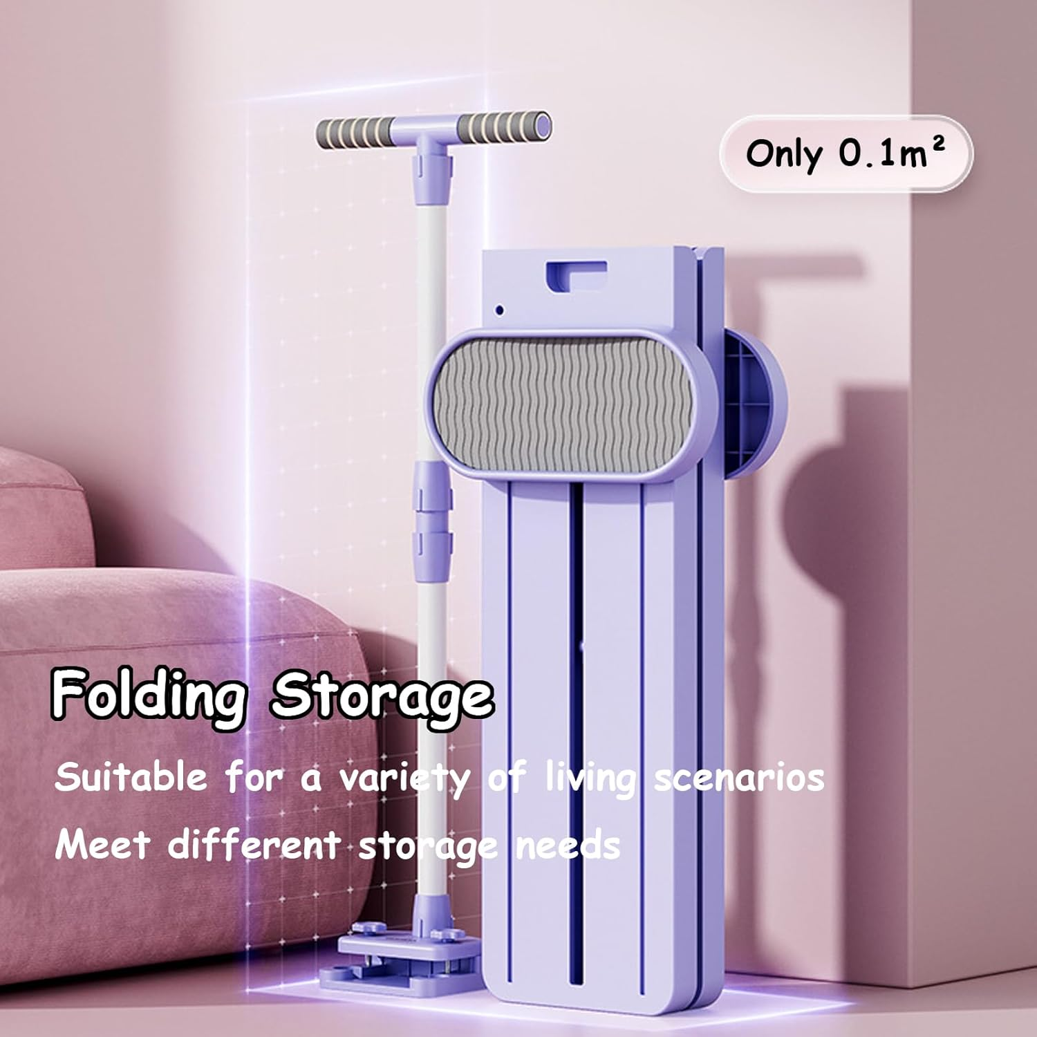 Taoluwin Thigh Strength Trainer, Ski Machine, Home Fitness Leg Trainer with Silent Steel Bearings, Foldable Design for Hip Shaping, Postpartum Recovery & Full-Body Toning image number 2