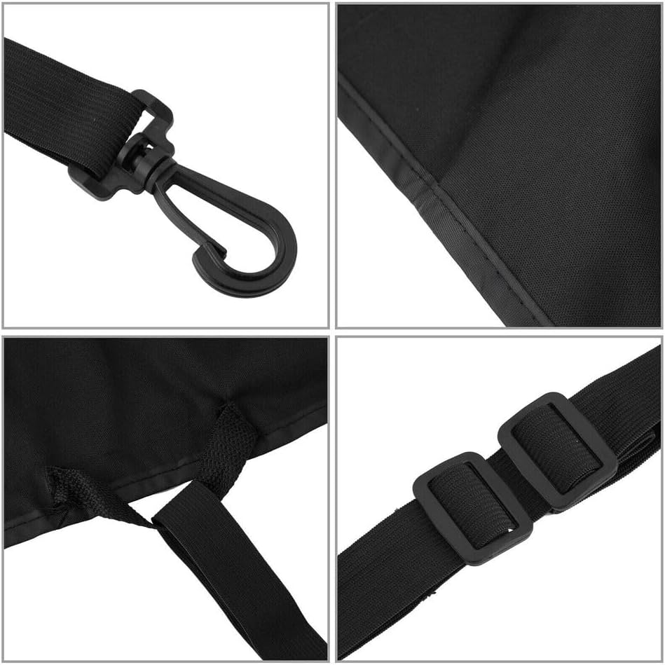 Rear Snow Door Awning Cover, Cover for Rear Barn Door, Sun Protection for Mercedes Benz Sprinter High Roof-Black image number 3