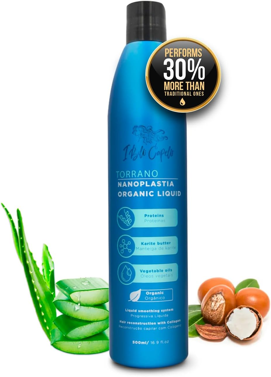 Torrano Keratin Hair Treatment Straightening in 1 Step, Formaldehyde Free-Nanoplastia Para Alisar Cabello, Keratina Organica Sin Formol Para Alisar El Pelo (0.5 Ml (Pack of 1)) image number 3