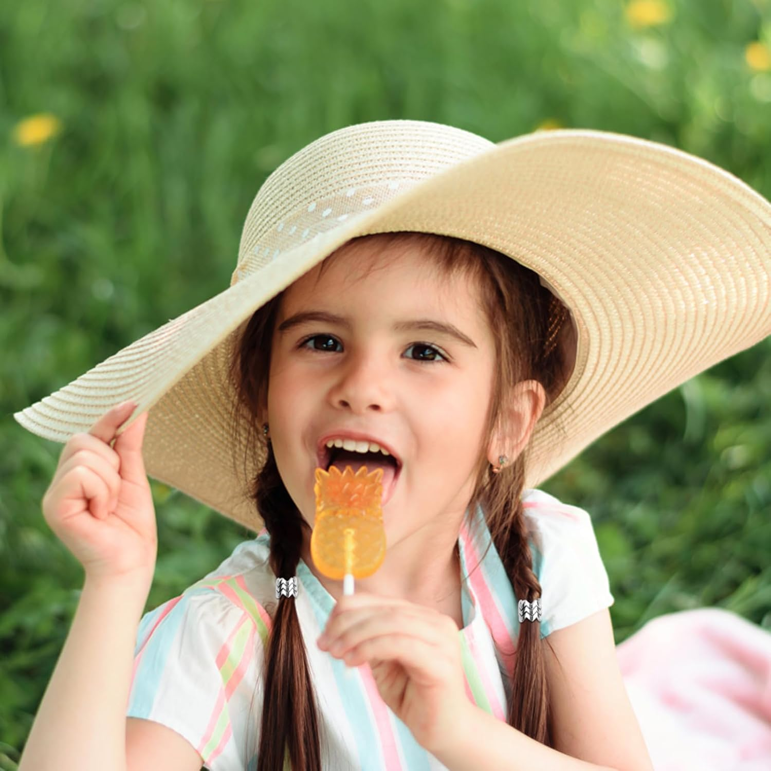 44 Pcs Viking Rune Beads for Hair, Beard & Jewelry - 96Pcs Metal Alloy round Braiding Beads with 50 Rubber Bands & Storage Box image number 4