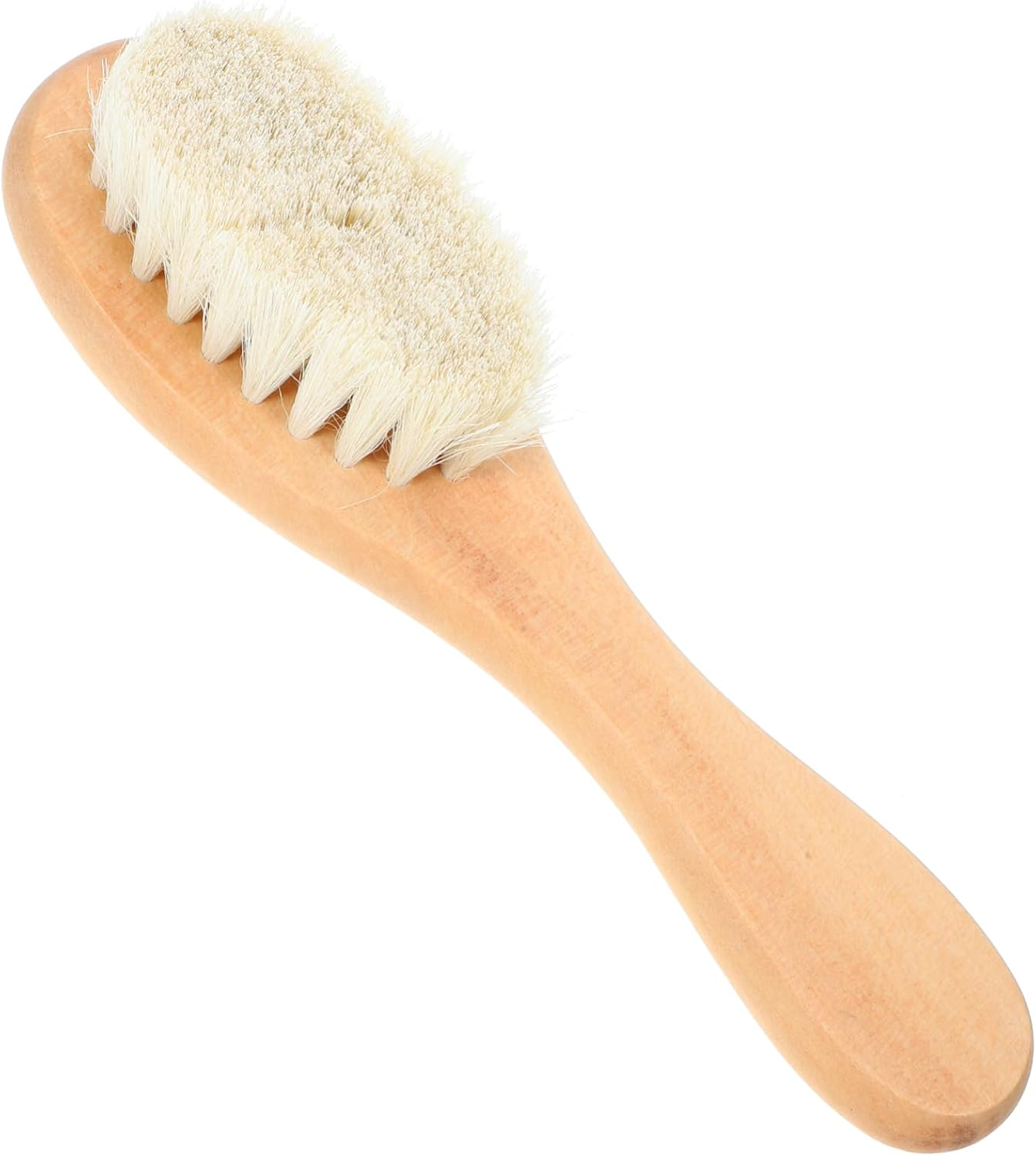 Iplusmile Bristle Laundry Brush Soft Natural Bristles for Delicate Fabrics Linens Knits Clothes Stubborn Stain Removal Household Cleaning Tool 6.1 Inch image number 6
