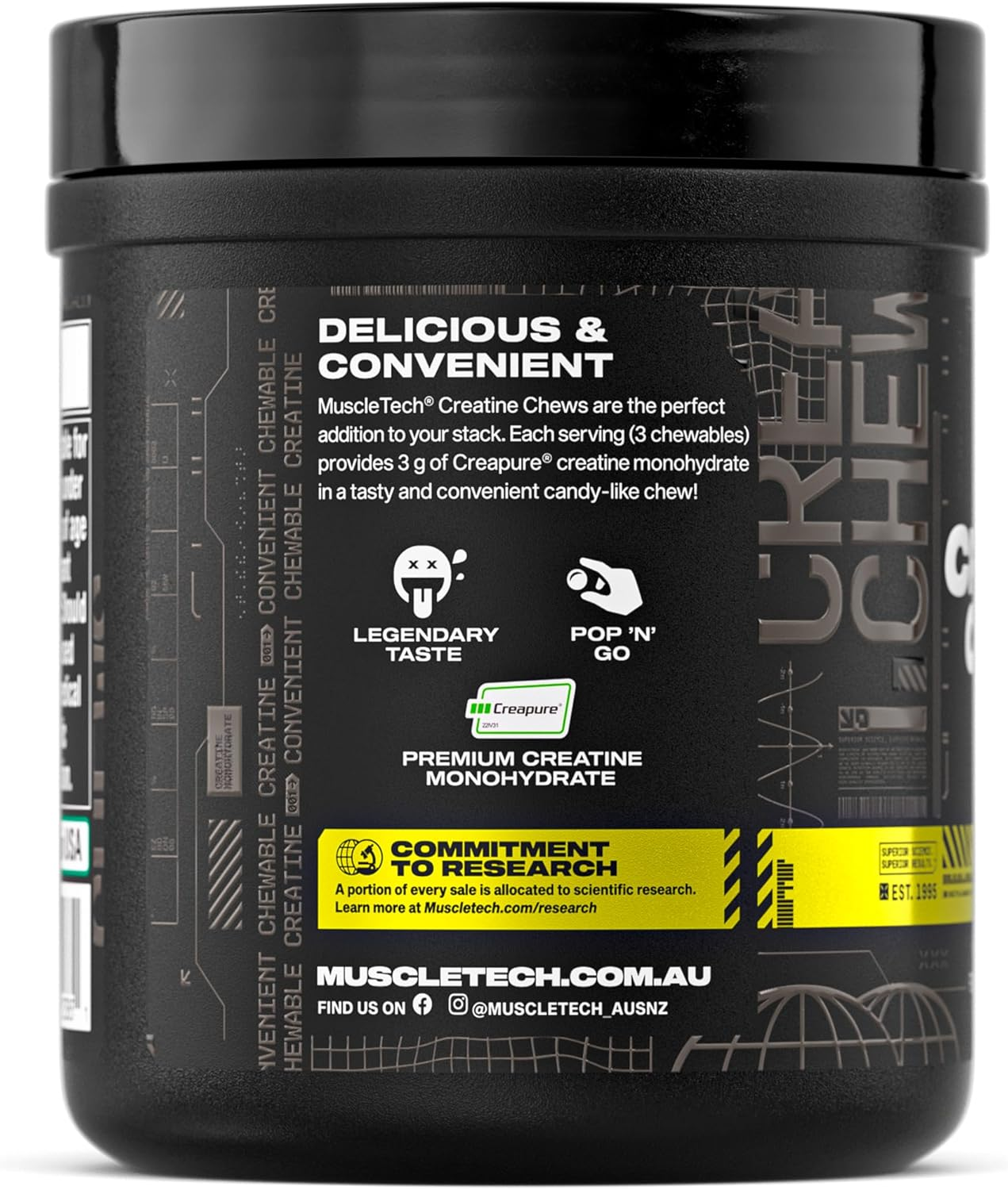 Muscletech Creatine Chews Citrus Burst 90Ct image number 1