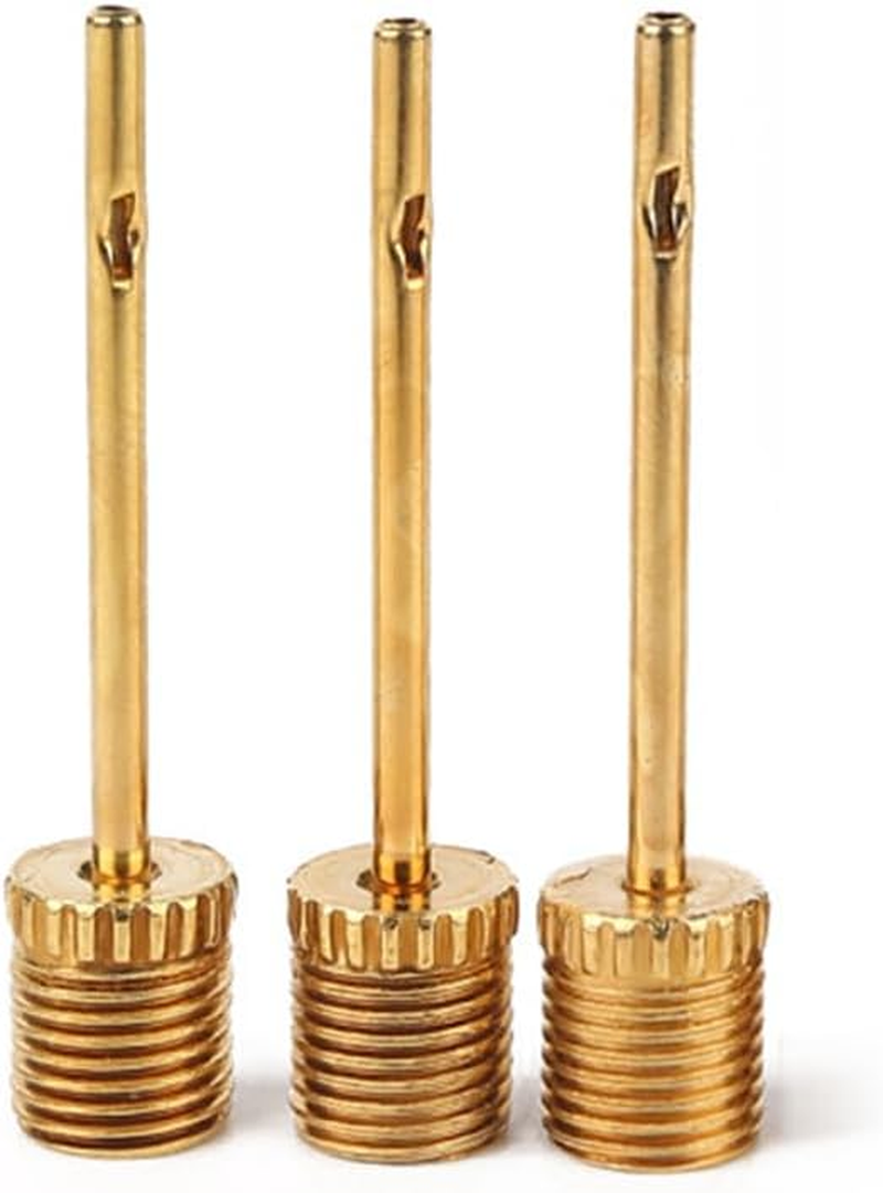 WELANGBN 3 Pack Pump Inflating Needles,No Break Heavy Duty Air Pump Needles for Balls, Stainless Steel Body，Gold image number 6