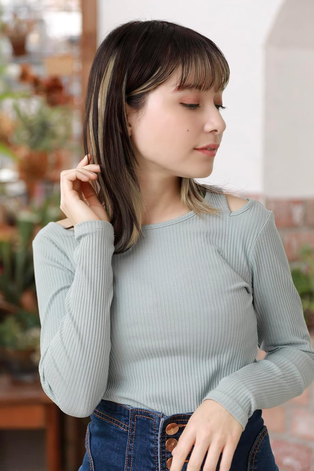 Priscilla IX-01-BK-CTDG Mecha Easy Inner Extensions, Heat Resistant, Dusty Gold image number 2