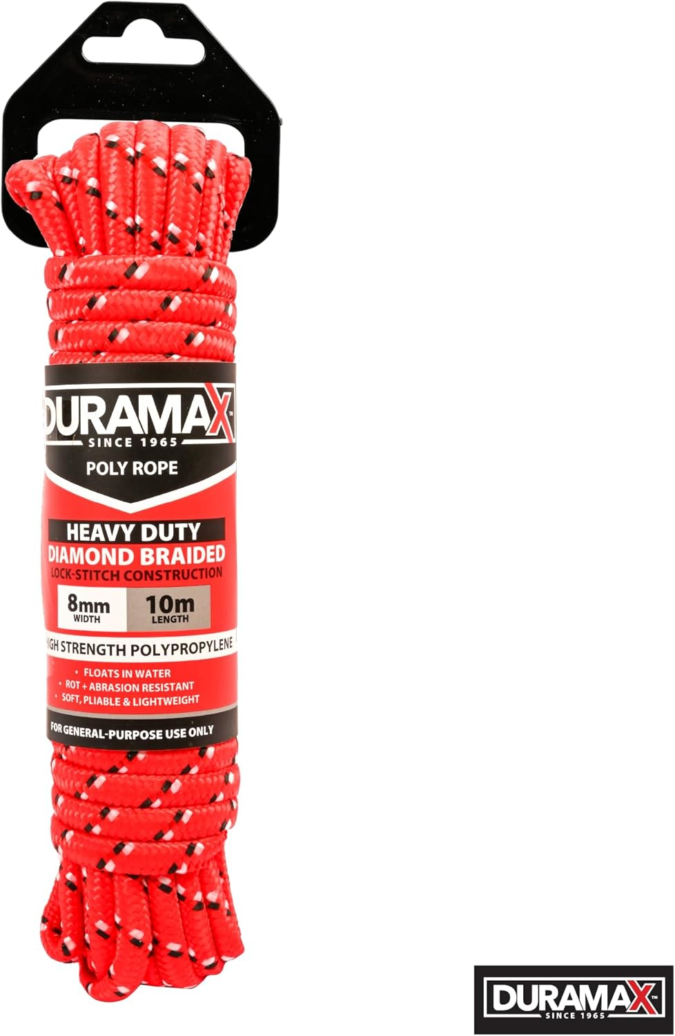 Duramax Diamond Braided Polyrope, 10 Meter Length X 8 Mm Diameter image number 1