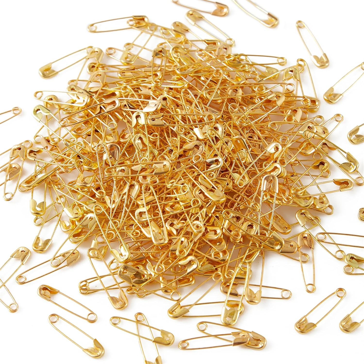 19Mm Mini Safety Pins - Pack of 200Pcs Small Gold Safety Pins- Versatile Clothing Tag Pins for Repair, Crafting & Fashion Accessories Making in a PP Box image number 6