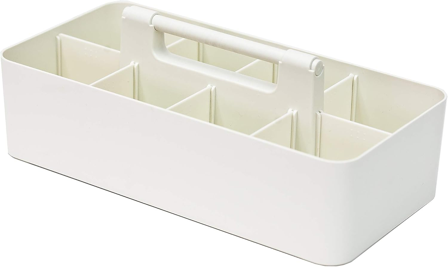 New! Enjoy Organizer - Office Storage Portable Organizer DIY Basket Caddy -Made in USA (Ivory) - Flower Butterfly Lily:Pink image number 3