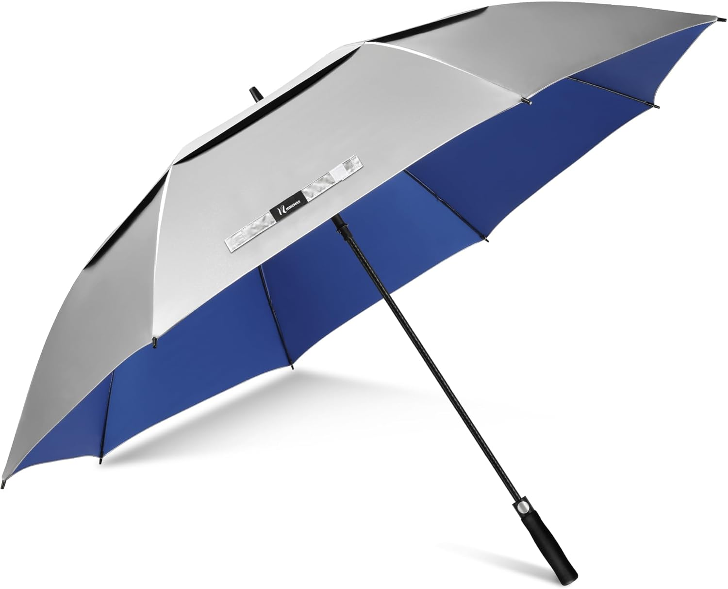NINEMAX Golf Umbrella 68/62/ Inch UV Protection Large Umbrellas Windproof Double Canopy, Automatic Open Umbrellas