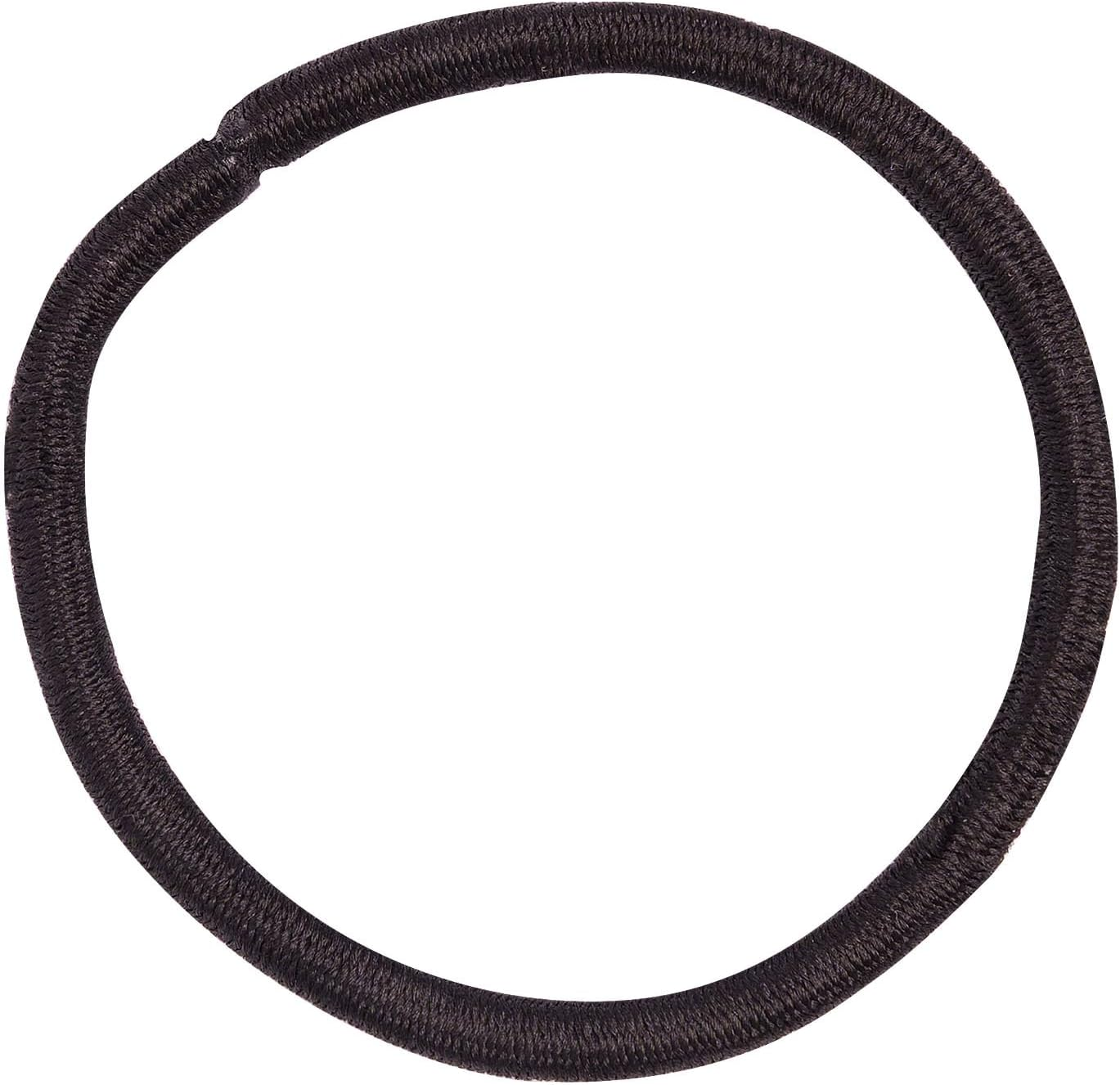 Brushworks Classic Black Hairbands - 40 Pack
