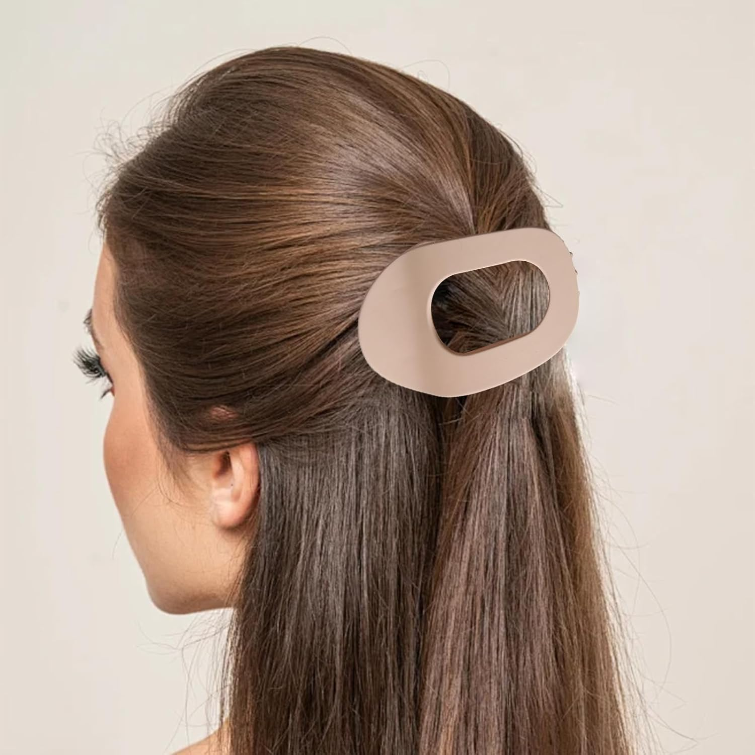 AYNKH Flat Hair Clips for Women Hair Clips for Thin Curly Thick Hair Strong Hold Curved Hair Accessories for Girls 5 Pieces image number 6