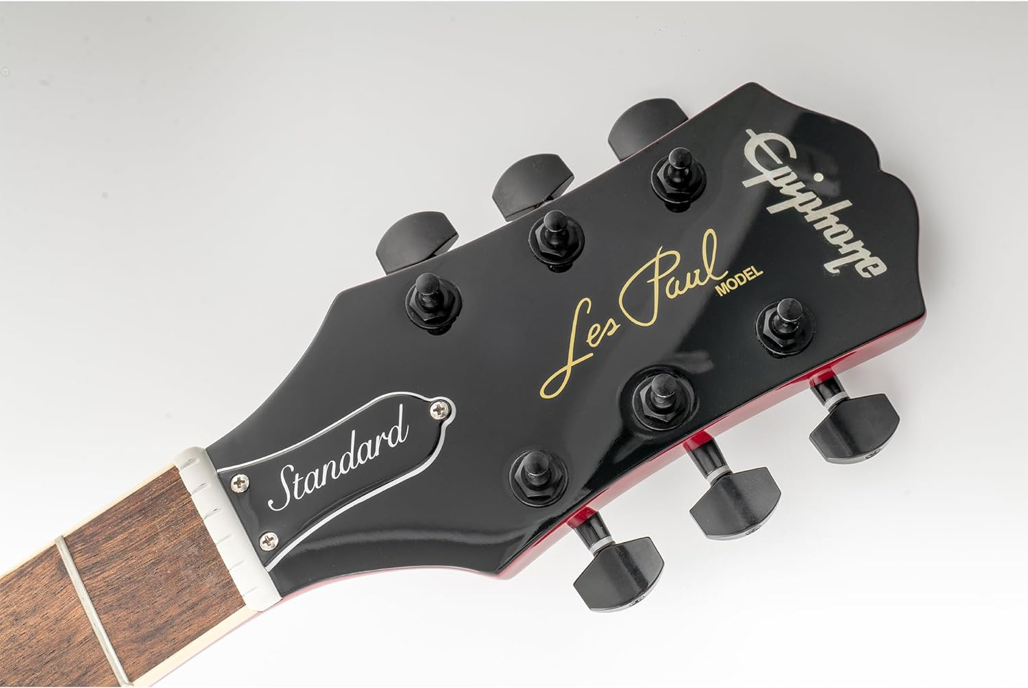 Musiclily Pro R15J 3R3L 15:1 Ratio Full Sealed Machine Heads Tuners Tuning Pegs Keys with Big Hex Button Right Angle Screw for Acoustic Electric Guitar, Black image number 5