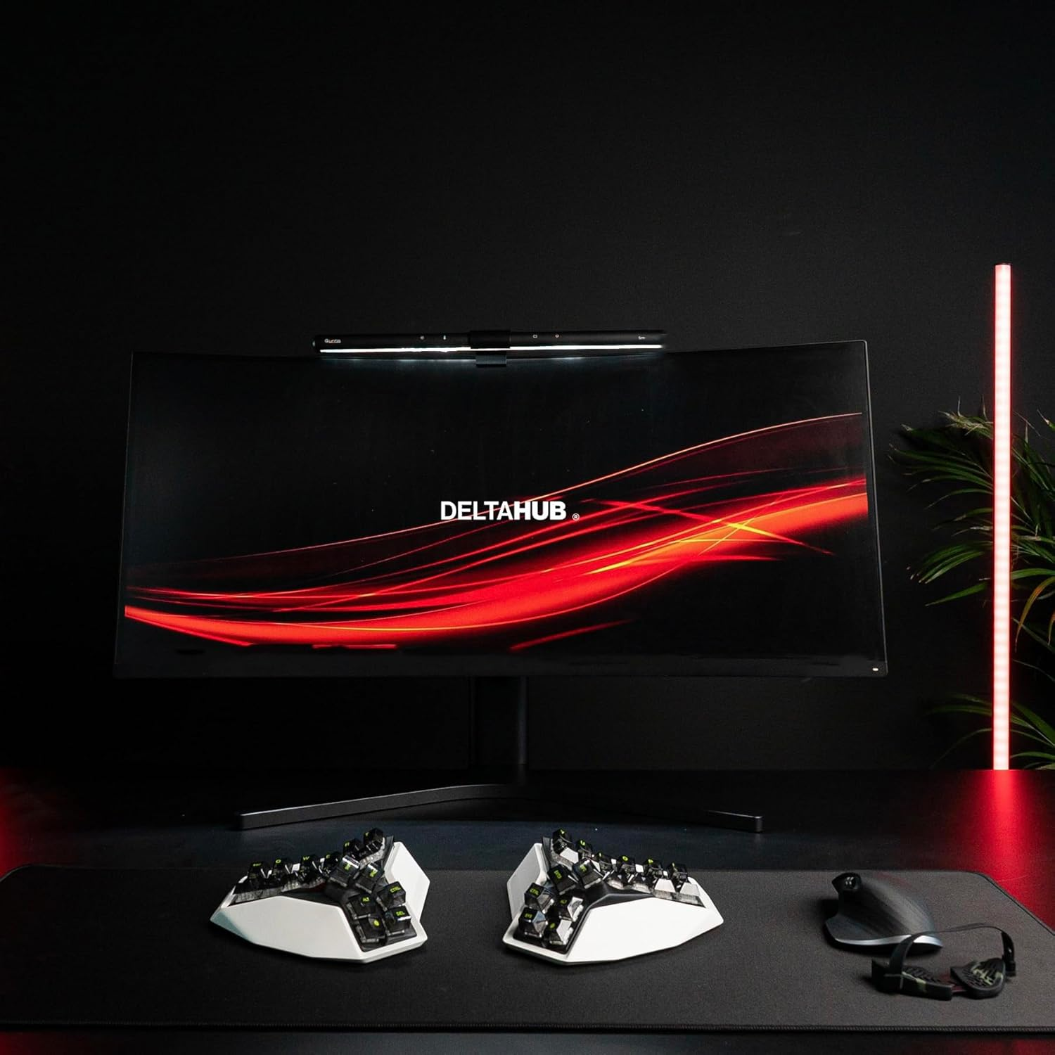 Gaming Desk Pad (Black, Large) image number 3