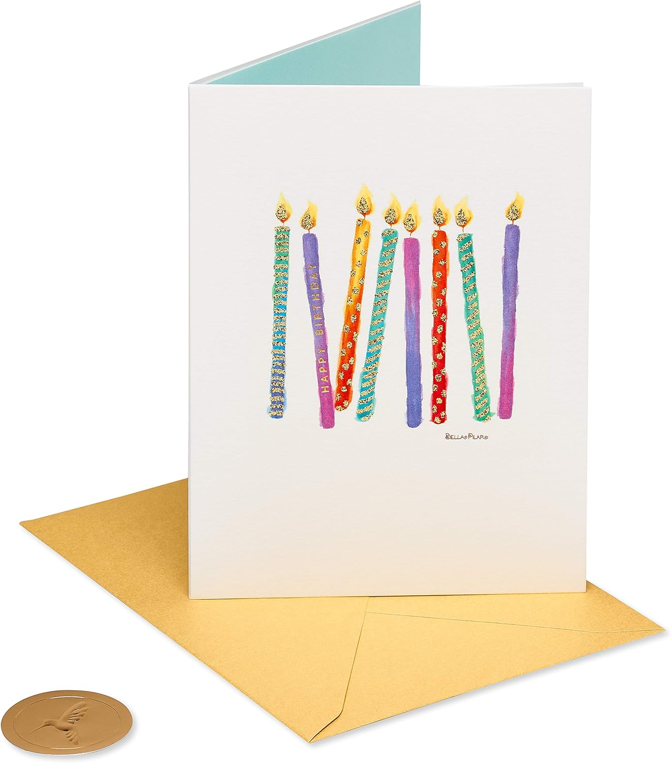 Papyrus Birthday Cards - Designed by Bella Pilar, Cake and Candles (2-Count) image number 6