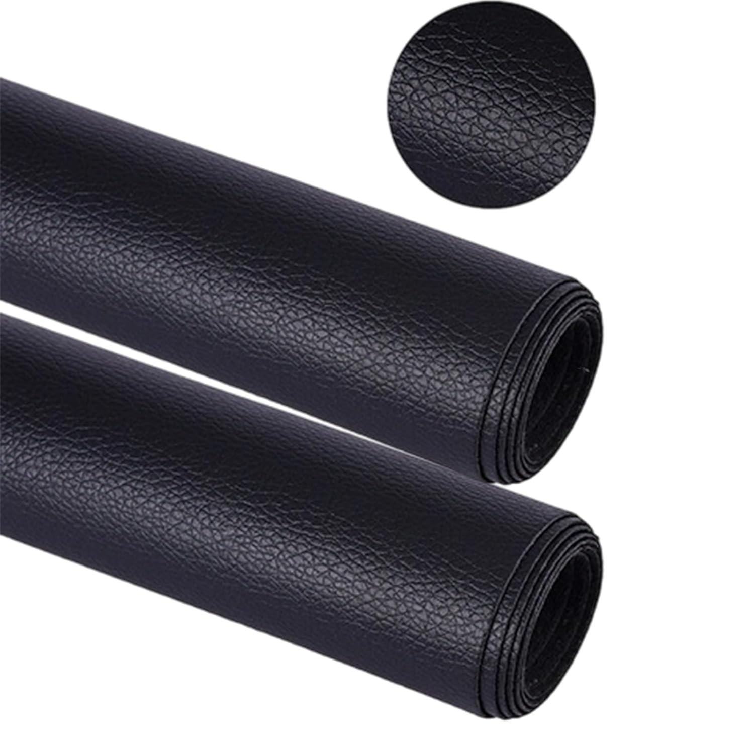 2 Rolls Repair Patch, 10X150Cm Self Adhesive Patch for Furniture, Car Seats, Sofa, Couch, DIY Leather Repair Kit, Black image number 4