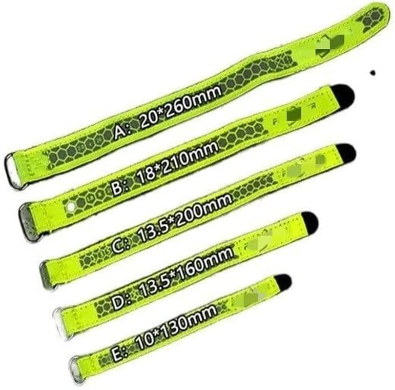 Drone Accessories for FPVRACER 2PCS Kevlar Suture & Polyester 300D RC Battery Strap Metal Buckle for FPV Racing Freestyle Long Range Drones DIY Parts Replaceable (Color : 2PCS 10X130Mm) image number 1