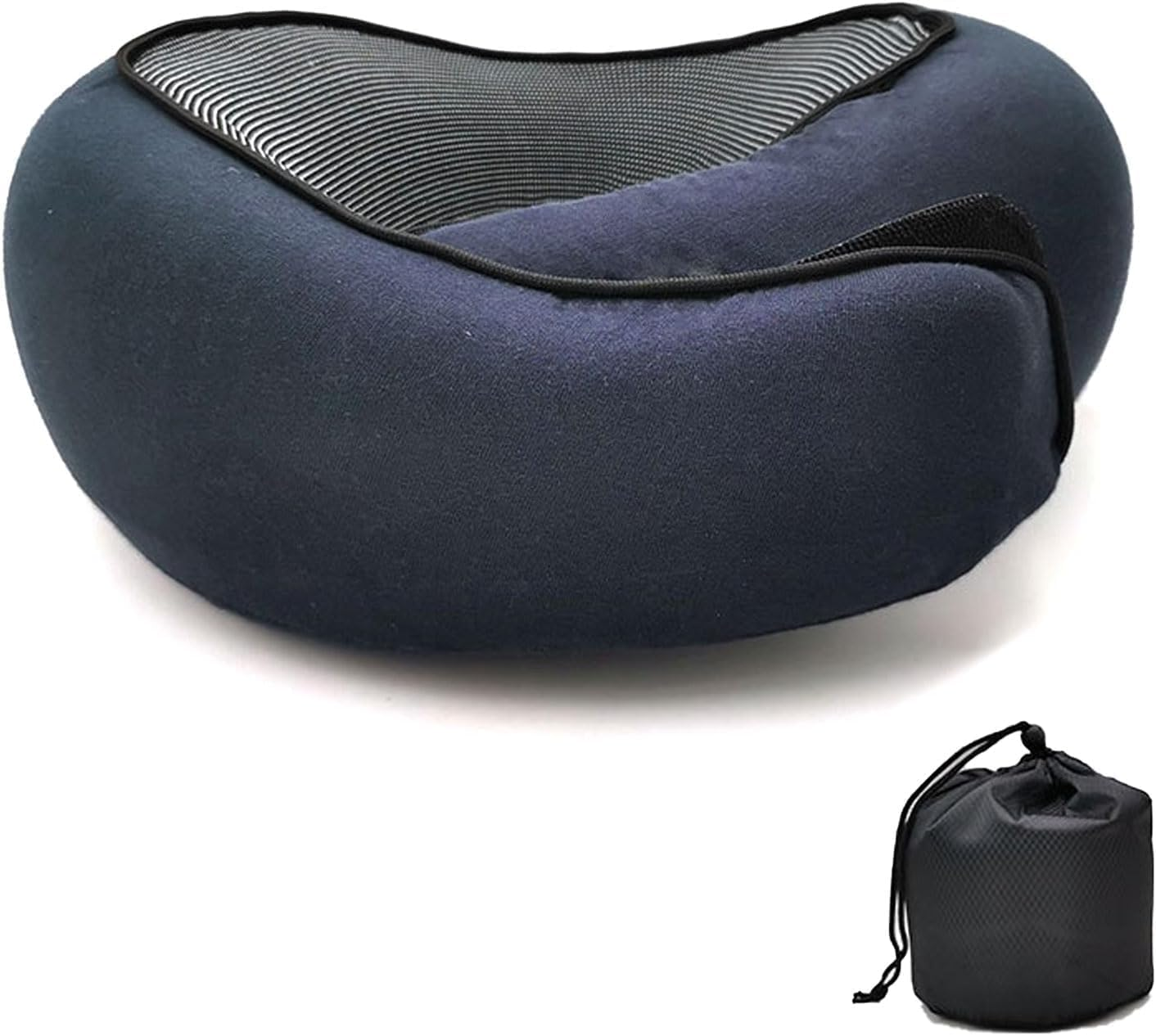 OZKEY Travel Pillows for Airplanes, 2024 New Travel Pillow, Relax with Plush Memory Foam, Travel Neck Pillow Memory Foam for Traveling Suitable for Airplanes, Offices and Cars (Black)