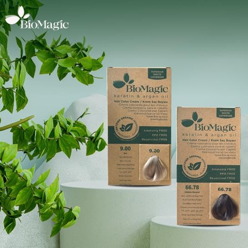 Bio Magic Permanent Hair Colour Cream, Light Blonde, 1 Count