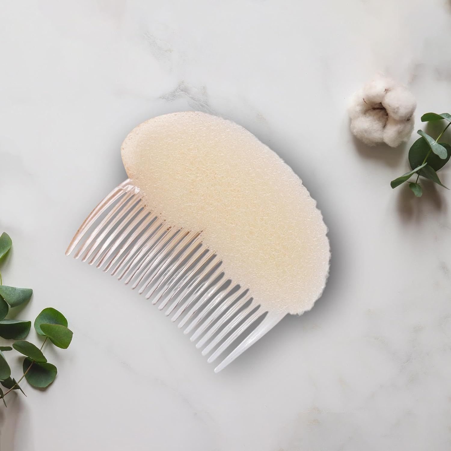 Harayaa Volume Bump Hair Piece Volume Hair Styling Set Professional Hair Volume Bump Inserts for Salon, White, S